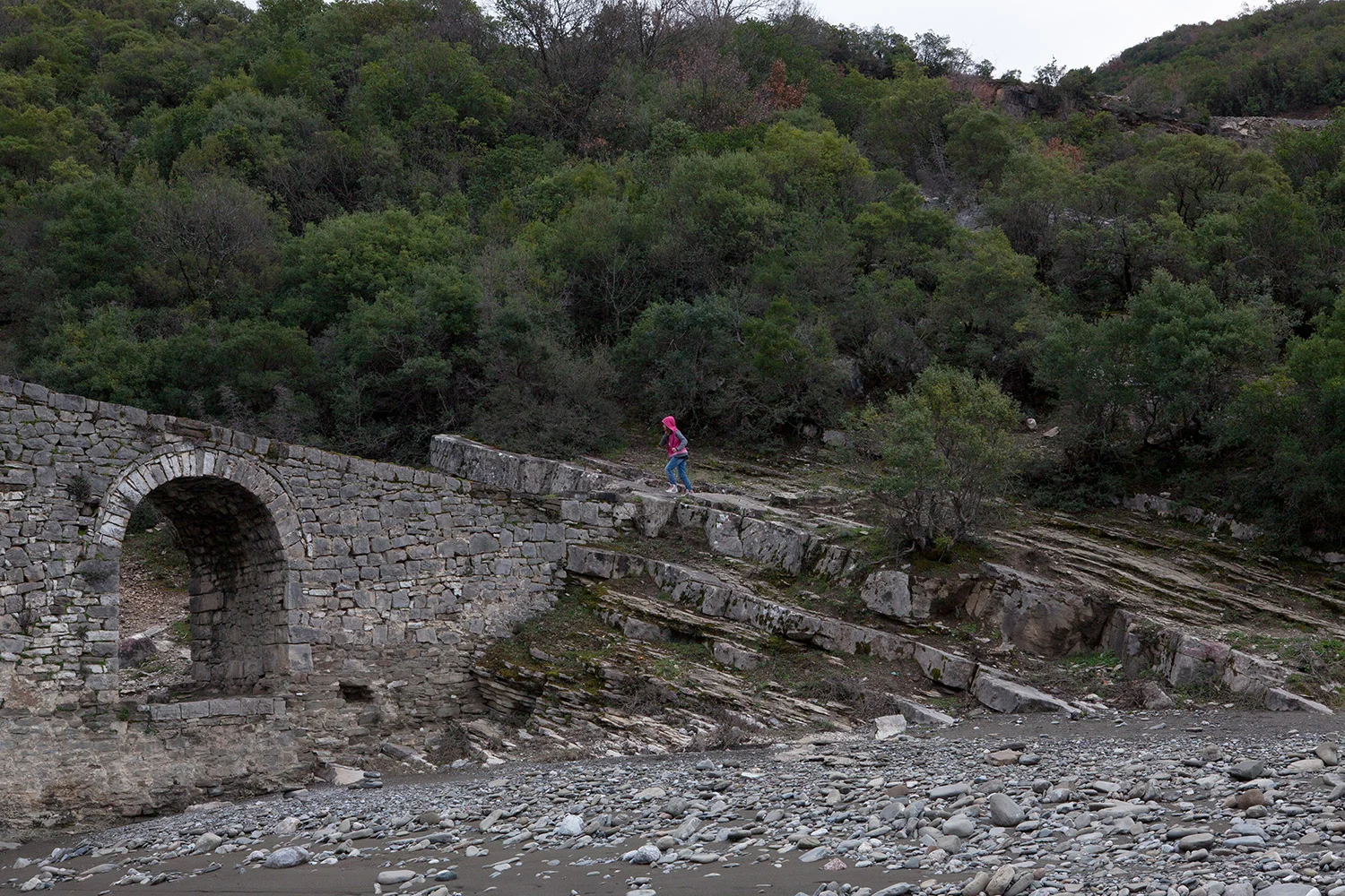 at Katiu Bridge, Benje Permet, Albania, alketamisja photography, 14 march 2016