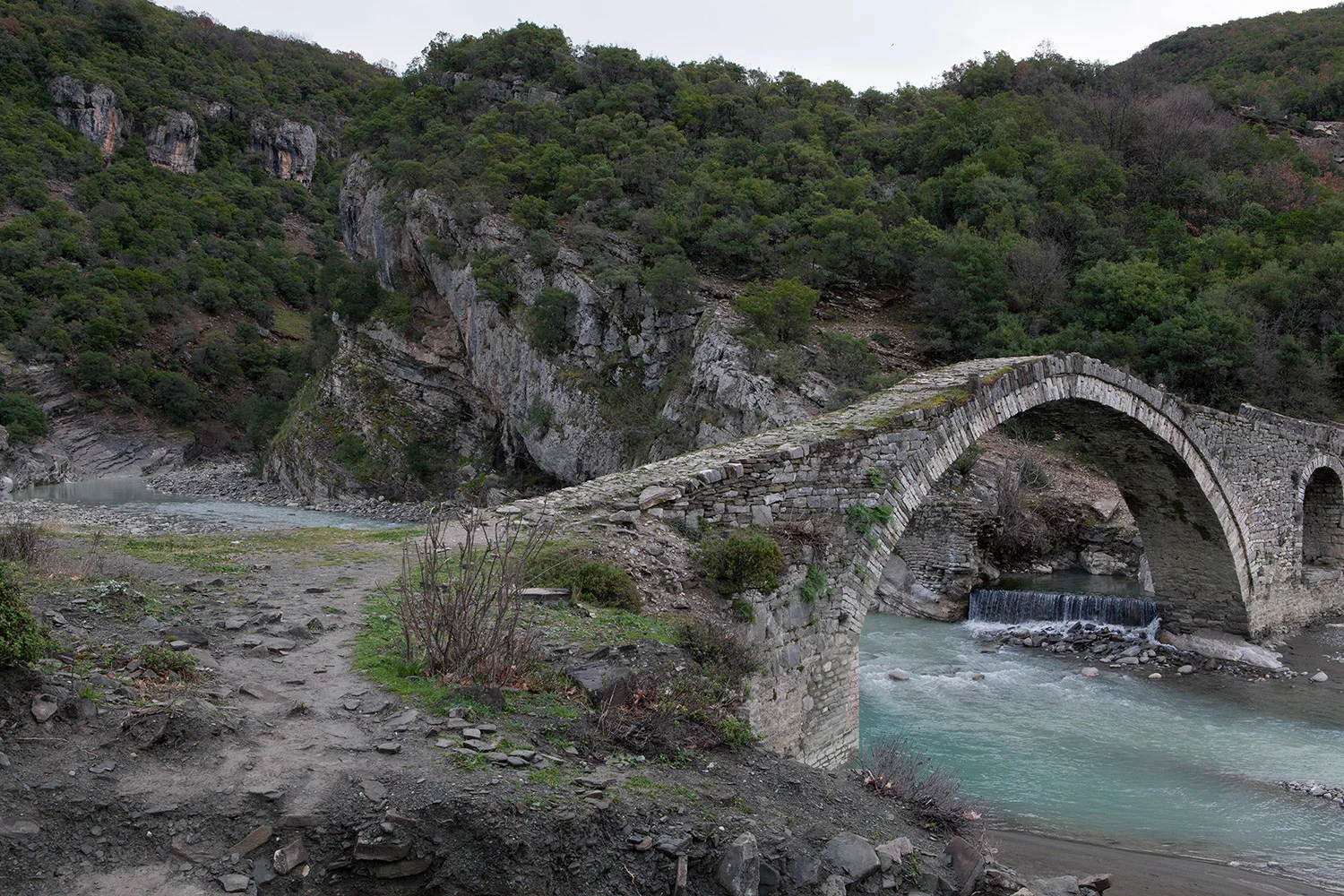 Katiu Bridge, Benje Permet, Albania, alketa misja photography, 14 march 2016