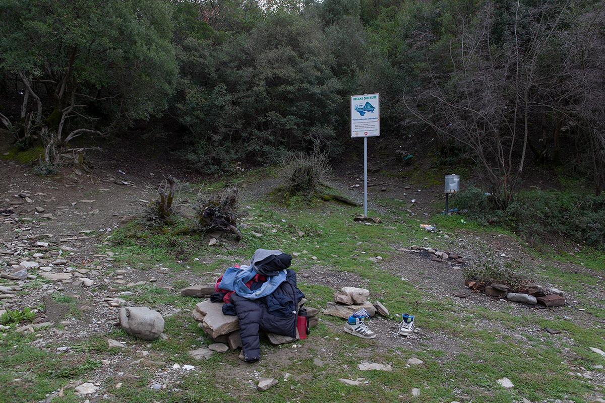 Bathers in Benje Permet, Albania, alketamisja photography, 14 march 2016