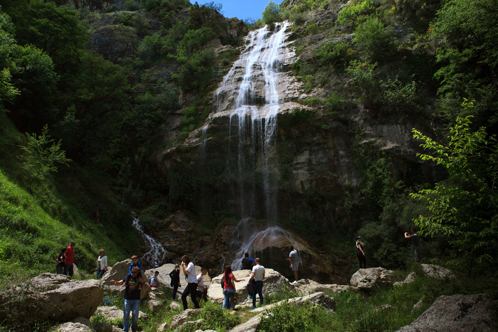 Sotira Waterfall, Gramsh Albania, 28 May 2017, copyright alketa misja photography