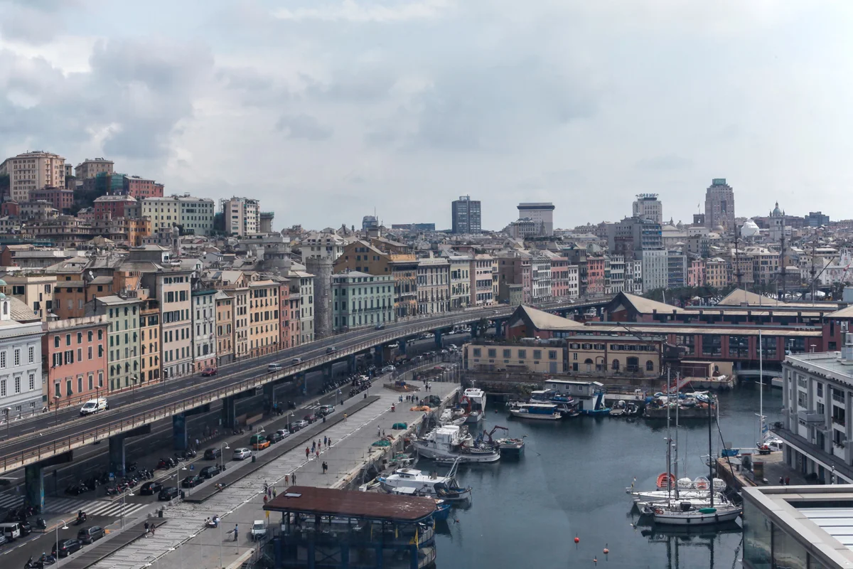 Genoa seen from Museum of Sea, alketamisja photography 2016