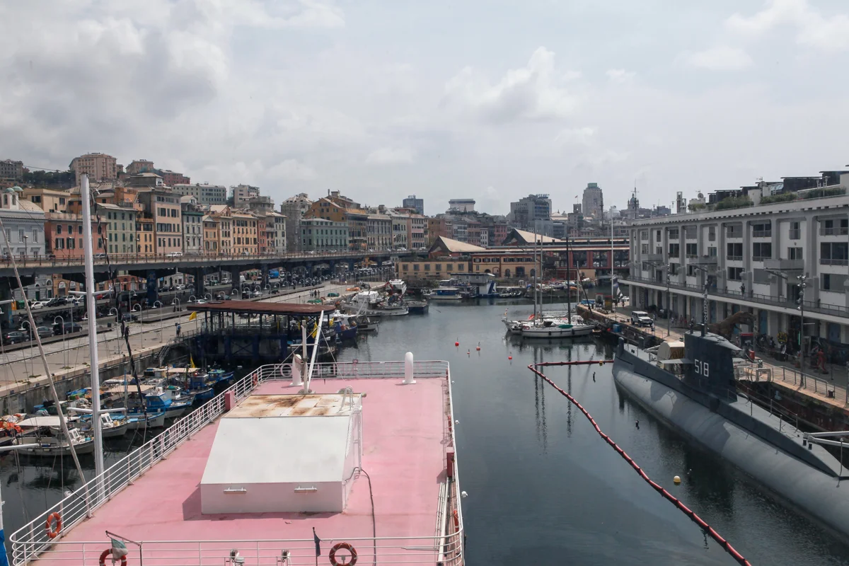 Darsena seen from Museo del Mare, Genoa, alketamisja photography 2016