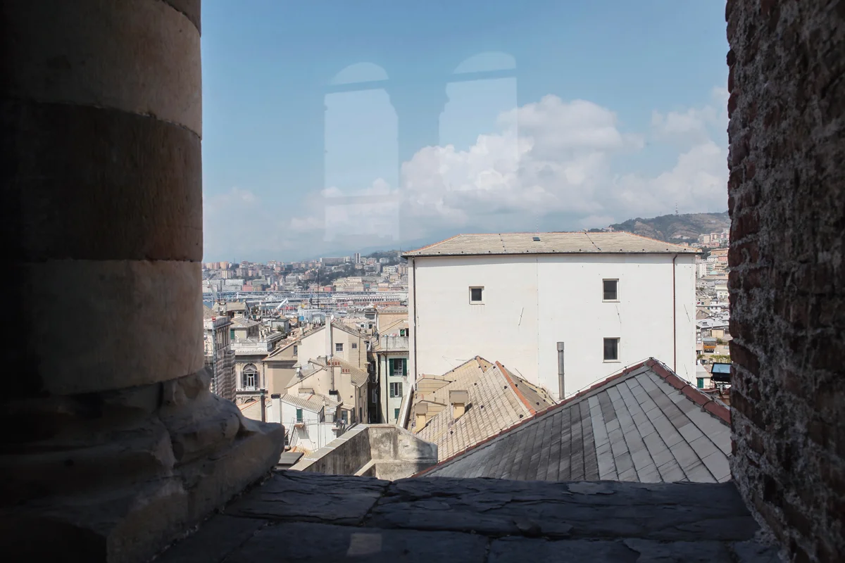 The view from Torre Grimaldina, Palazzo Ducale, Genoa Italy, alketamisja photography 2016