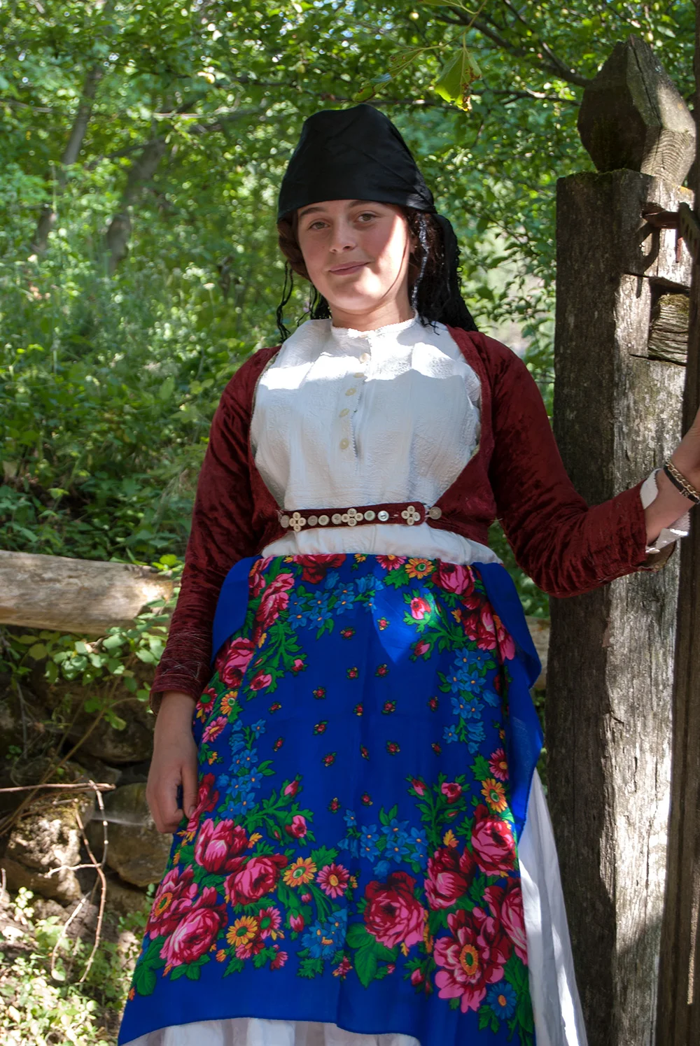 Portrait of a Girl in traditional costume, Orosh Mirditë, © alketa misja photography 2008