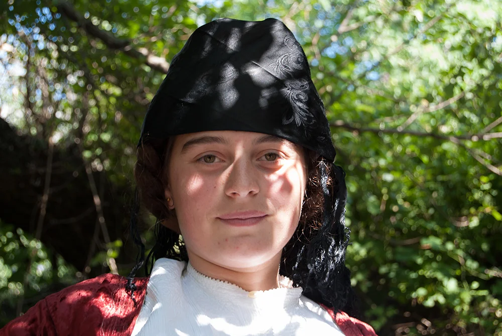 Portrait of a Girl in traditional costume, Orosh Mirditë, © alketa misja photography 2008
