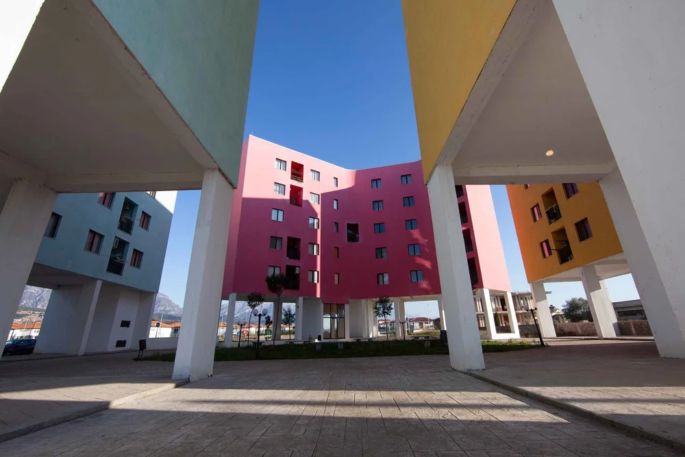 The neighbourhood “Shote Galica” Fushe Kruje. Inner Court