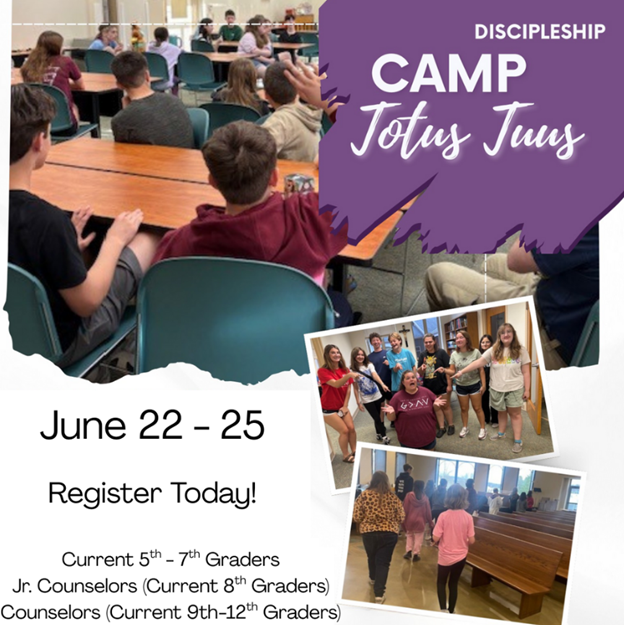 Camp Totus Tuus Registration Open