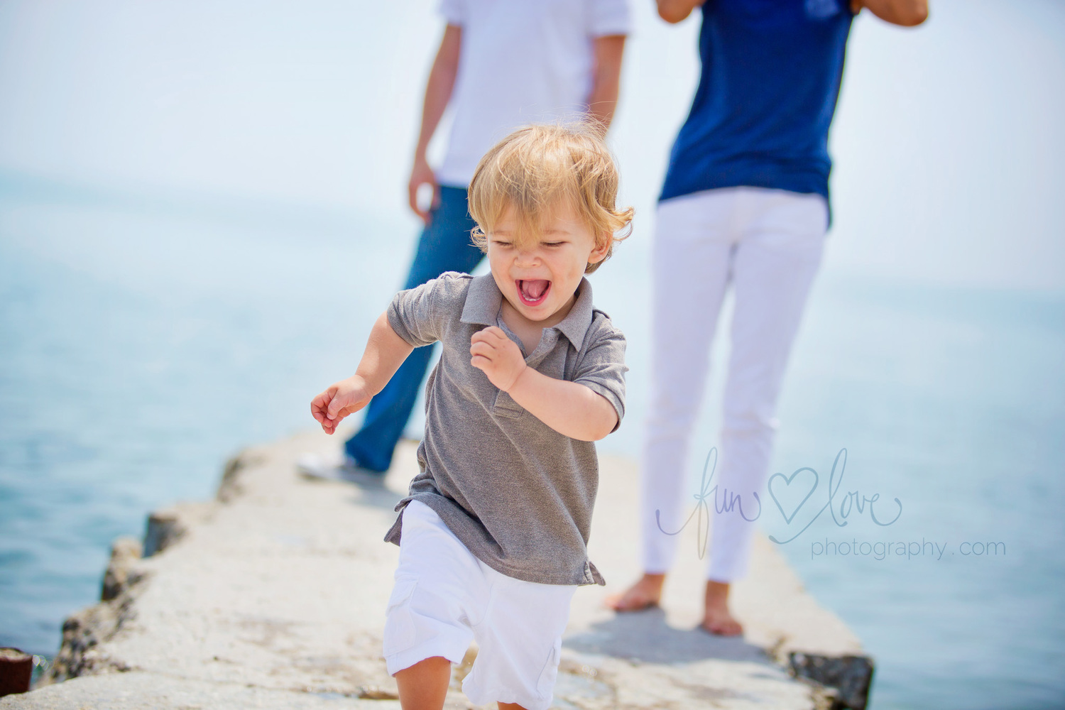 Adorable Boy Smiling Family Photography