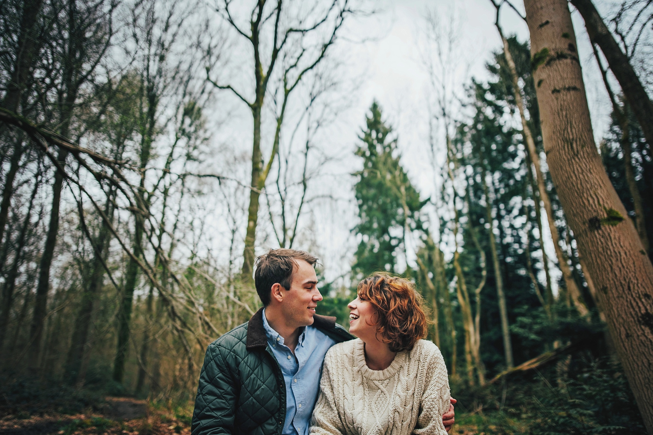 Love Shoot Couples Portraits Candover Woods Essex UK Documentary Portrait and Lifestyle Photographer