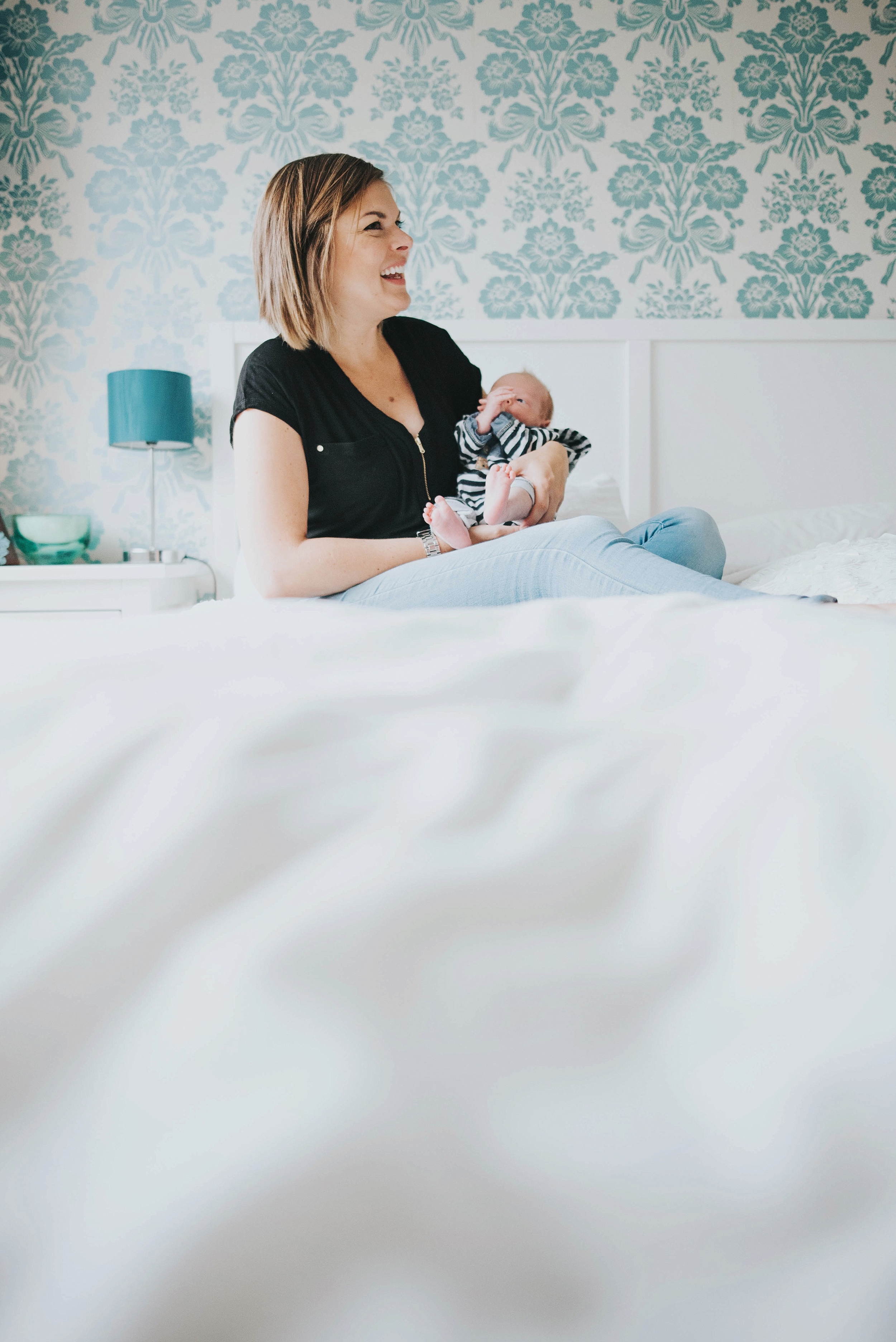 At Home Lifestyle Shoot Newborn Baby Essex UK Documentary Portrait and Lifestyle Photographer