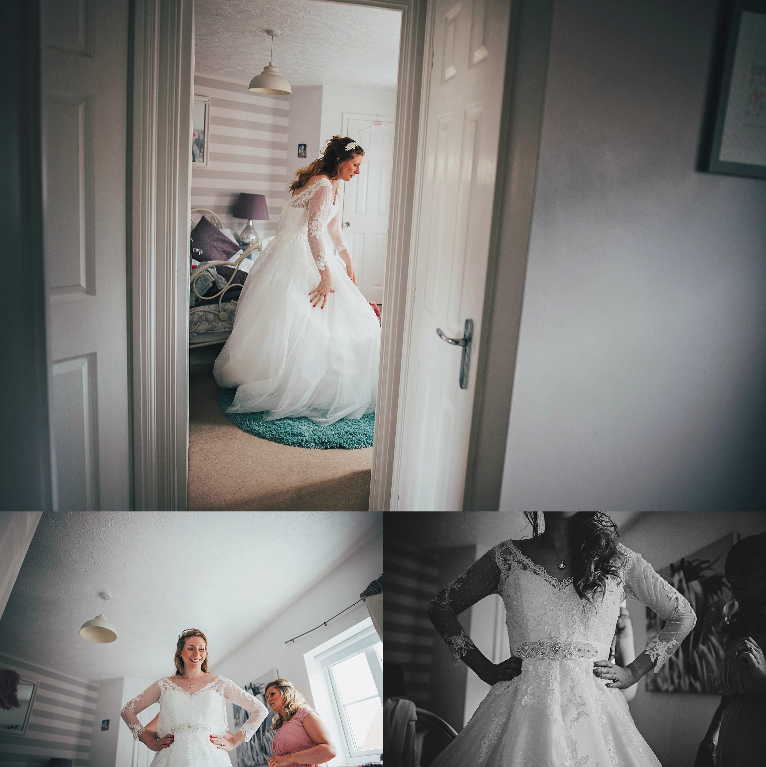 Traditional Wedding at Shakespeare's Church Stratford Upon Avon Town Hall Bride wears Charlotte Balbier Essex UK Documentary Wedding Photographer