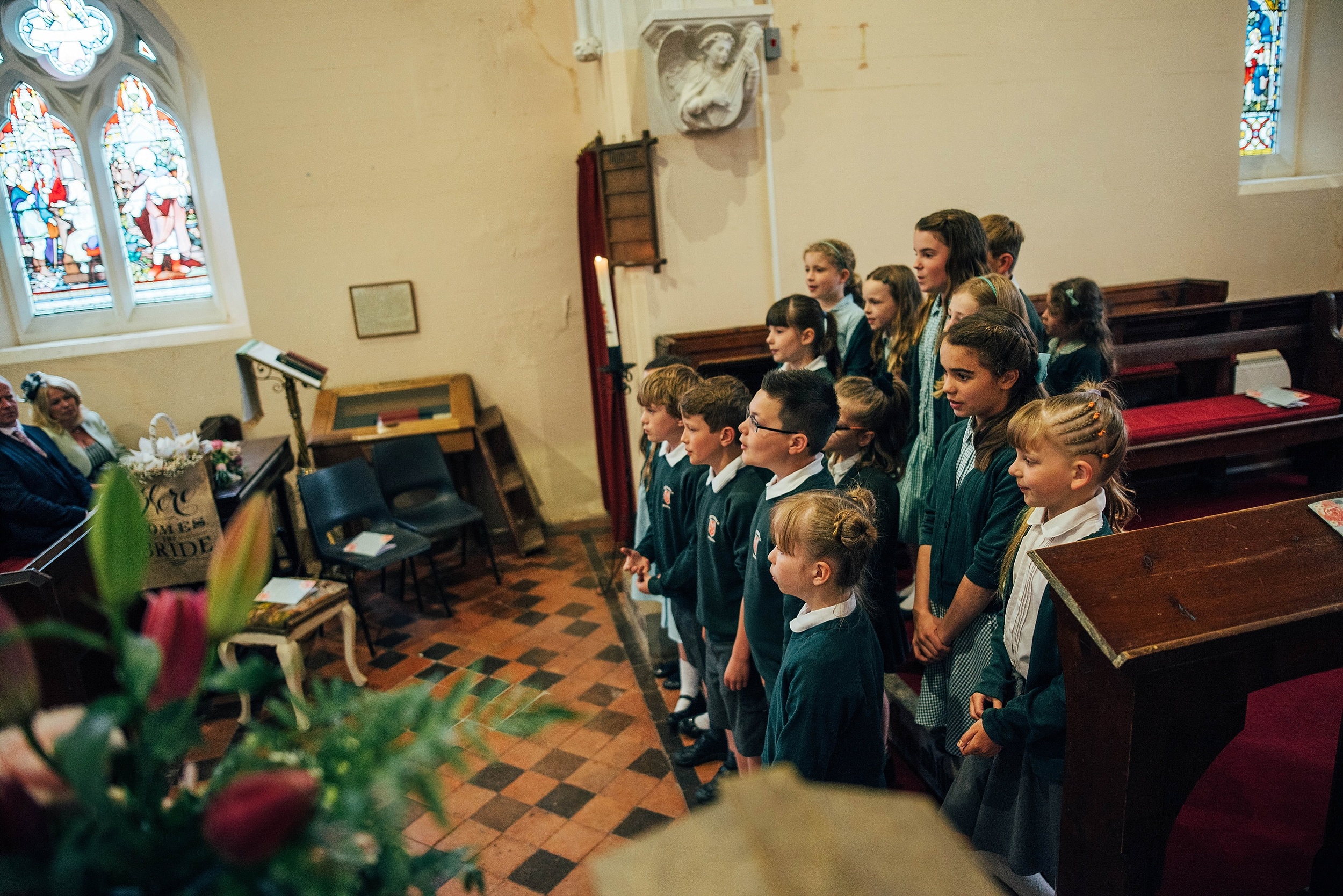 Traditional Wedding at Shakespeare's Church Stratford Upon Avon Town Hall Bride wears Charlotte Balbier Essex UK Documentary Wedding Photographer