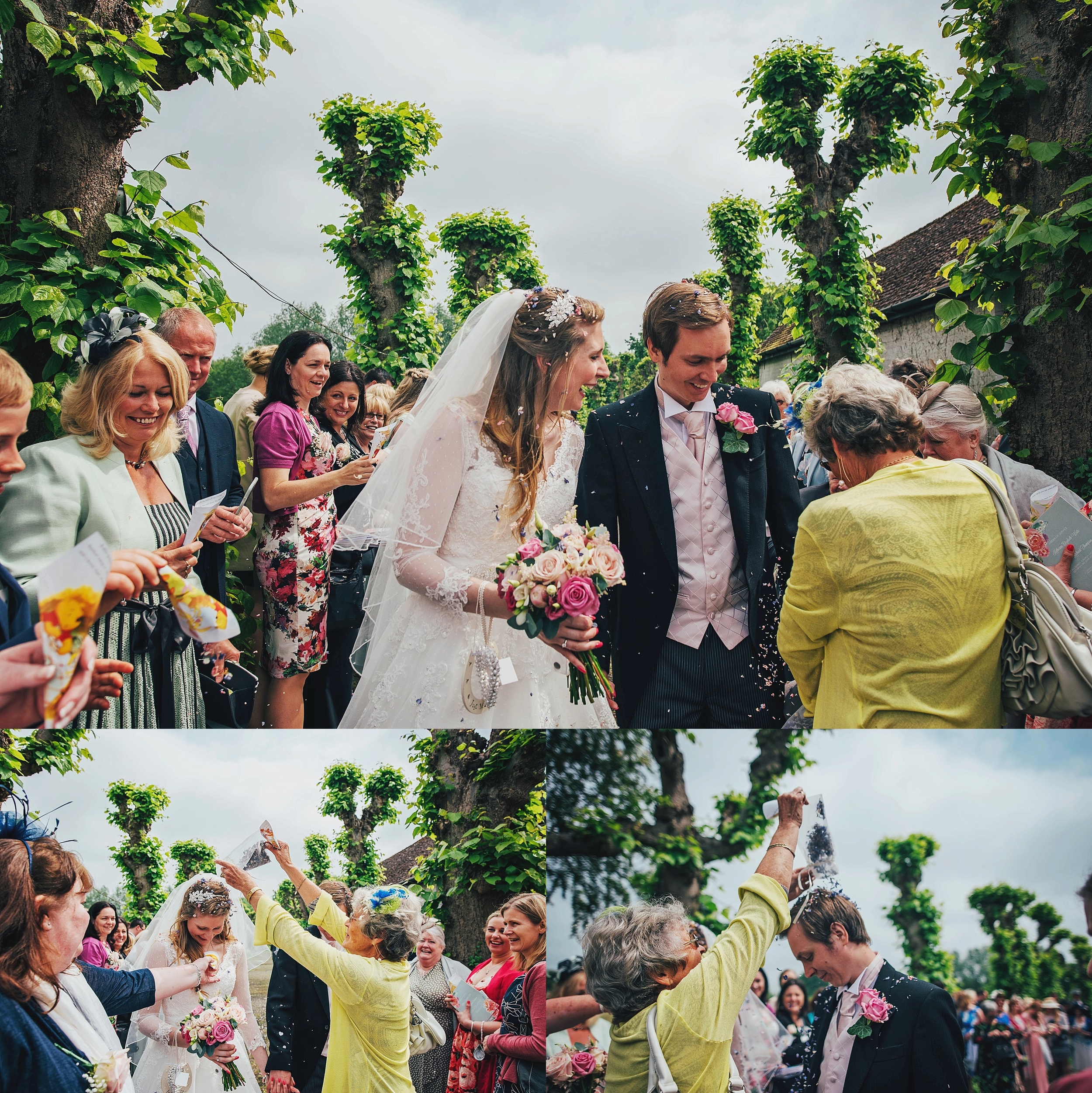 Traditional Wedding at Shakespeare's Church Stratford Upon Avon Town Hall Bride wears Charlotte Balbier Essex UK Documentary Wedding Photographer