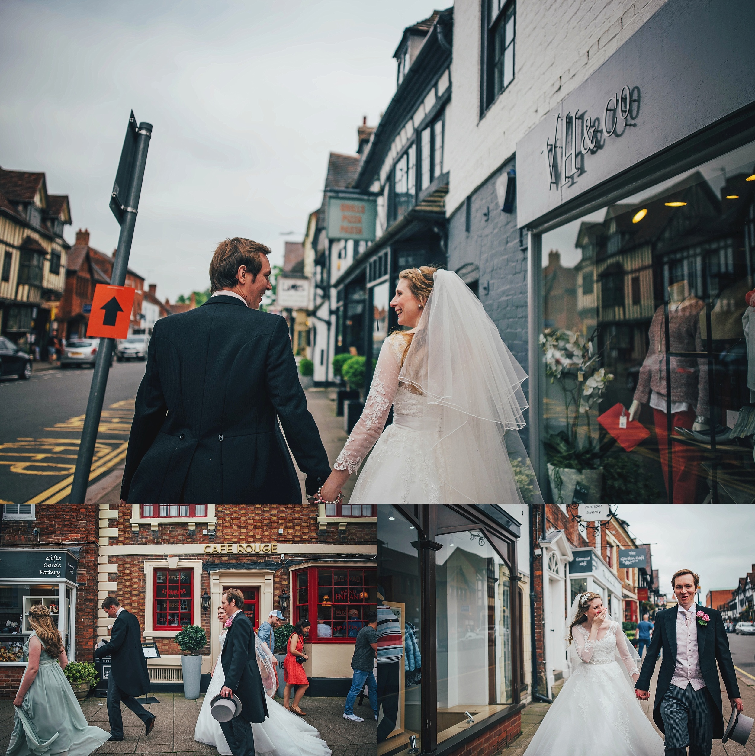 Traditional Wedding at Shakespeare's Church Stratford Upon Avon Town Hall Bride wears Charlotte Balbier Essex UK Documentary Wedding Photographer