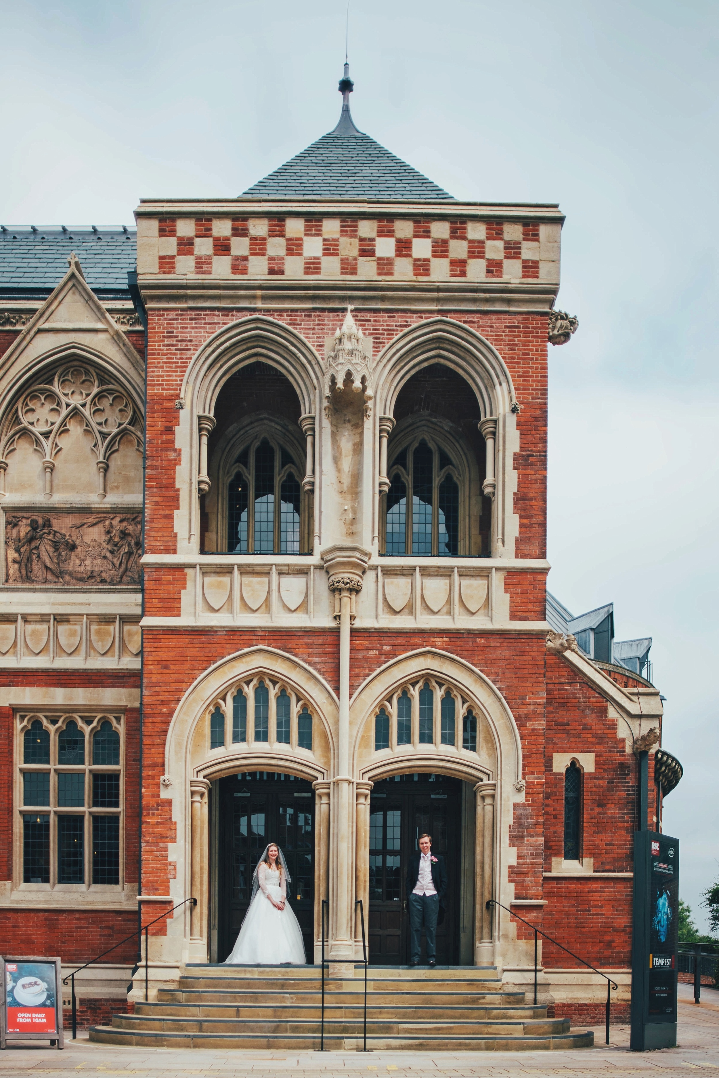 Traditional Wedding at Shakespeare's Church Stratford Upon Avon Town Hall Bride wears Charlotte Balbier Essex UK Documentary Wedding Photographer