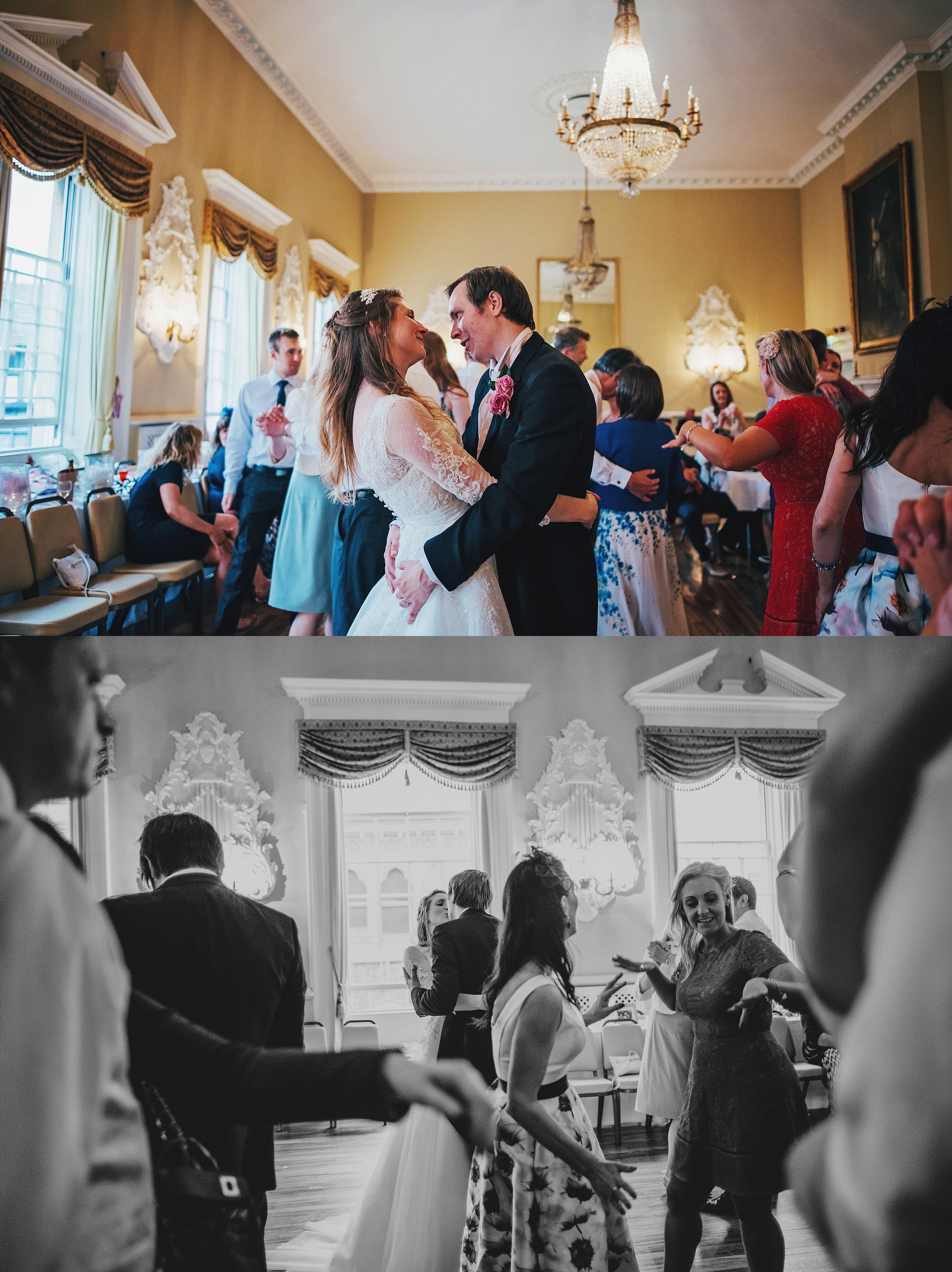 Traditional Wedding at Shakespeare's Church Stratford Upon Avon Town Hall Bride wears Charlotte Balbier Essex UK Documentary Wedding Photographer