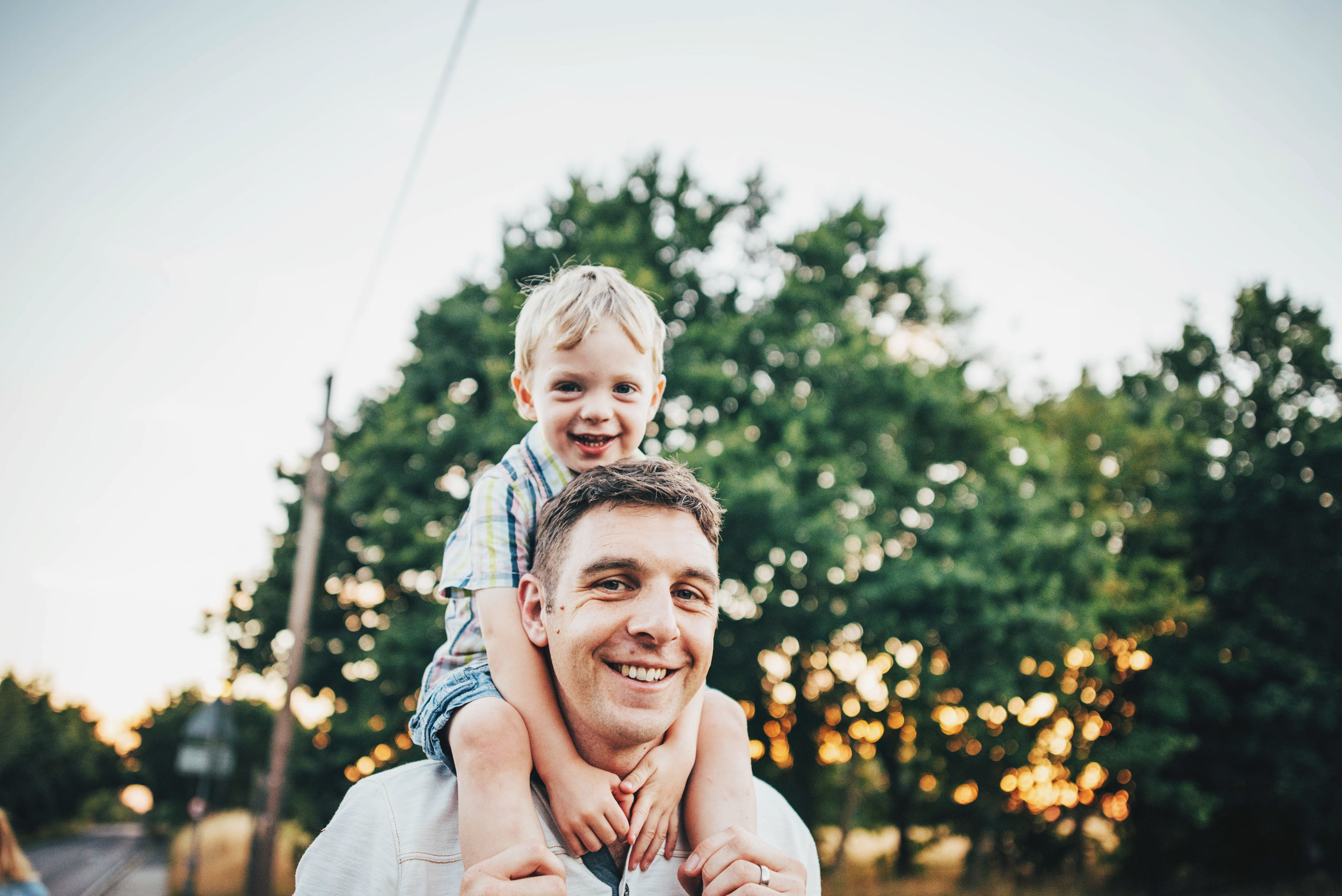 Sunset Golden Hour Summer Family Lifestyle Shoot Essex UK Documentary Portrait Photographer