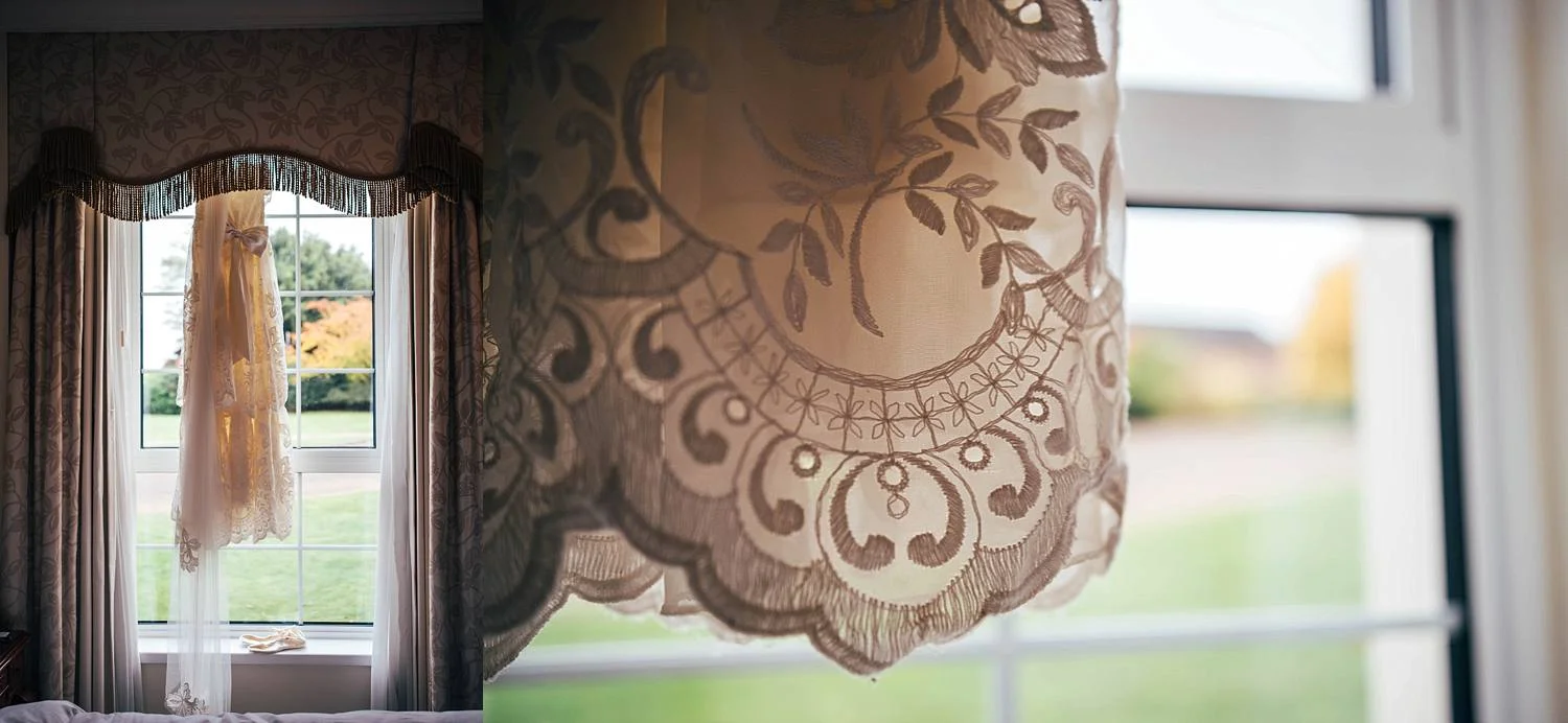 Gothic inspired vintage 80s dress Autumn Village Hall wedding Essex UK Documentary Wedding Photographer