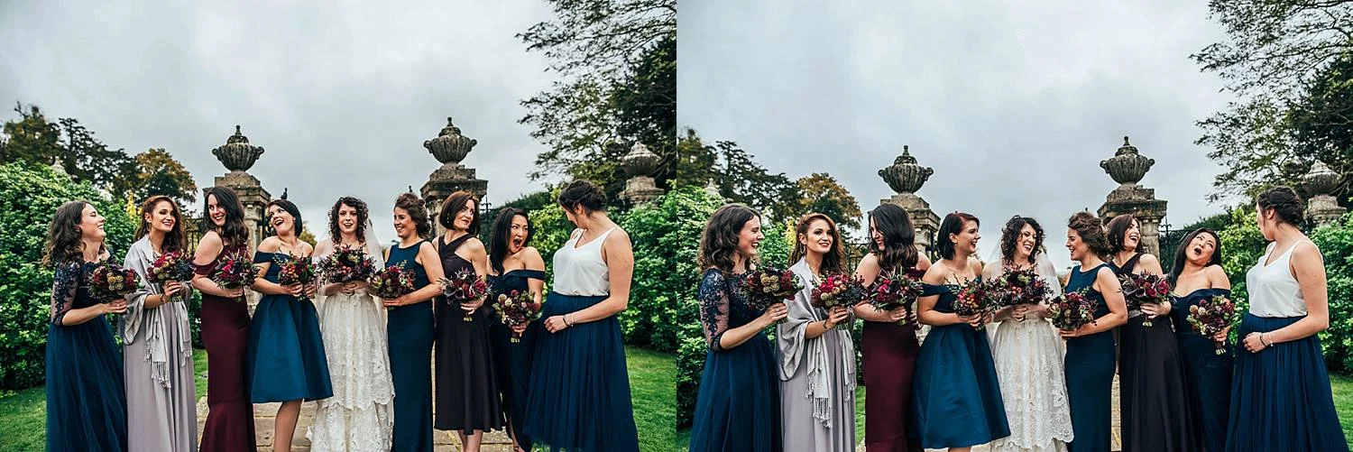 Gothic inspired vintage 80s dress Autumn Village Hall wedding Essex UK Documentary Wedding Photographer