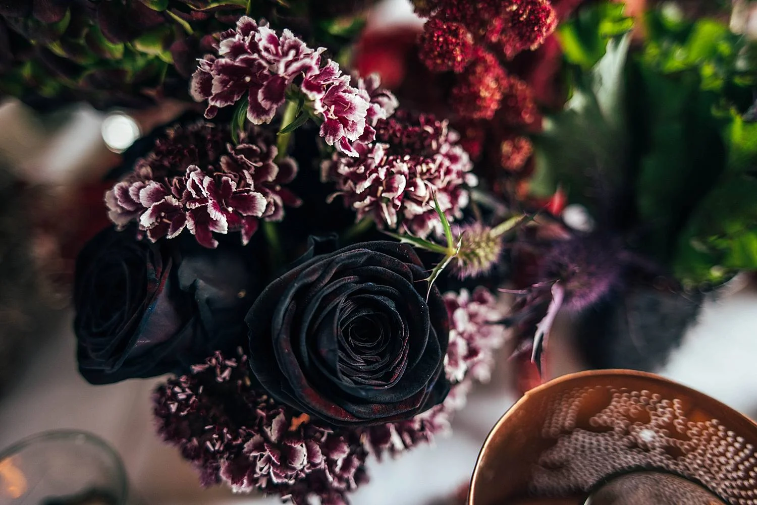 Gothic inspired vintage 80s dress Autumn Village Hall wedding Essex UK Documentary Wedding Photographer