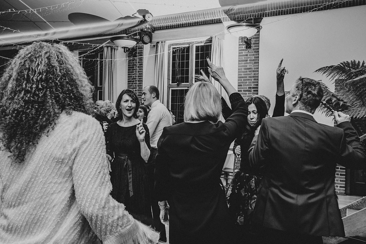 Gothic inspired vintage 80s dress Autumn Village Hall wedding Essex UK Documentary Wedding Photographer