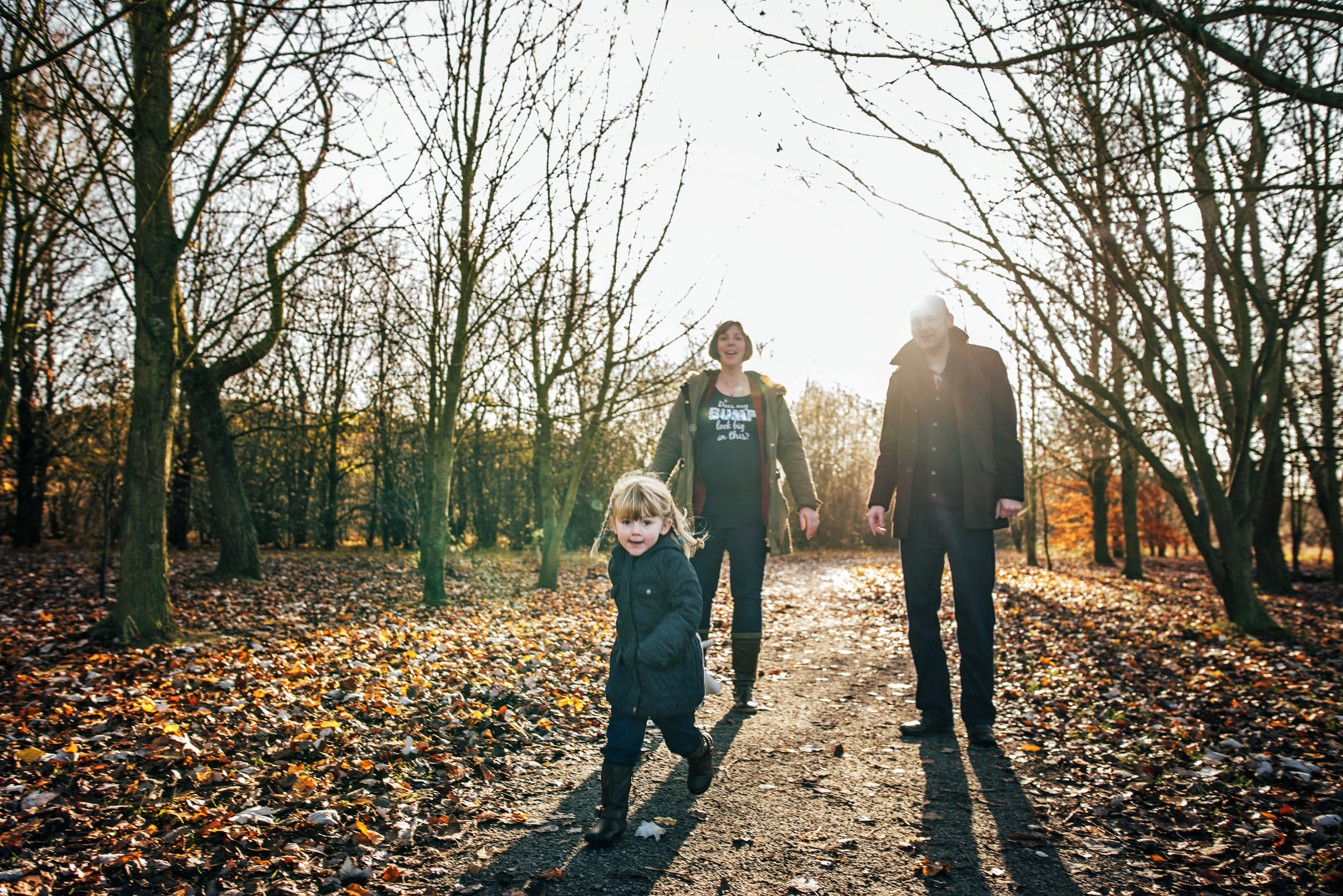 Family Autumn Lifestyle Portrait Shoot Great Notley Discovery Centre Essex UK Documentary Family Photographer