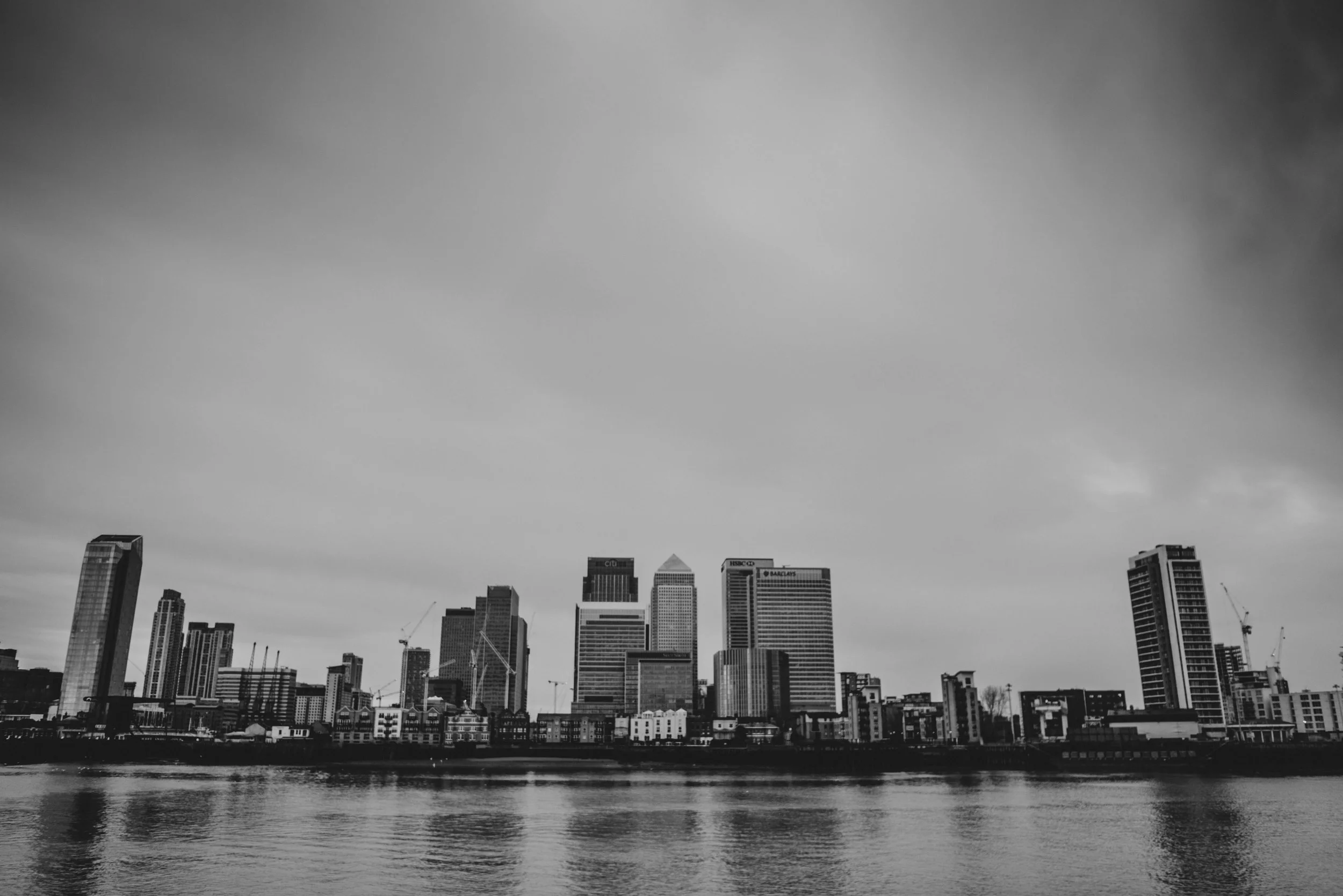 London Docklands Skyline Essex UK Documentary Photographer