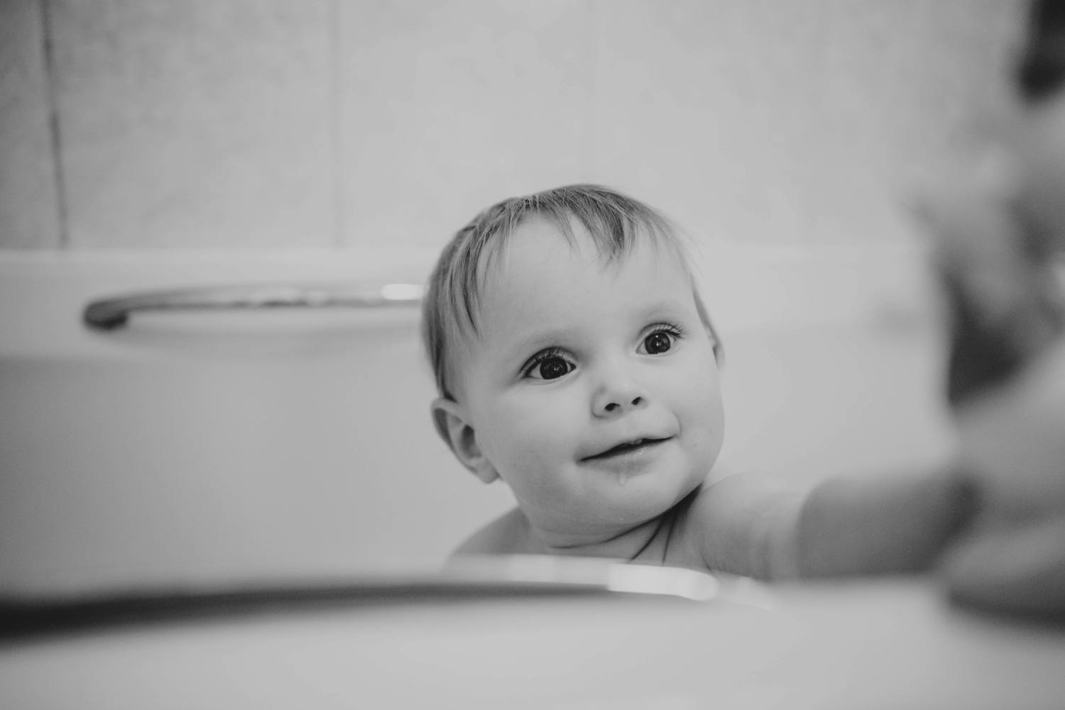Baby girls 1st birthday at home lifestyle session. Essex UK Documentary Photographer.