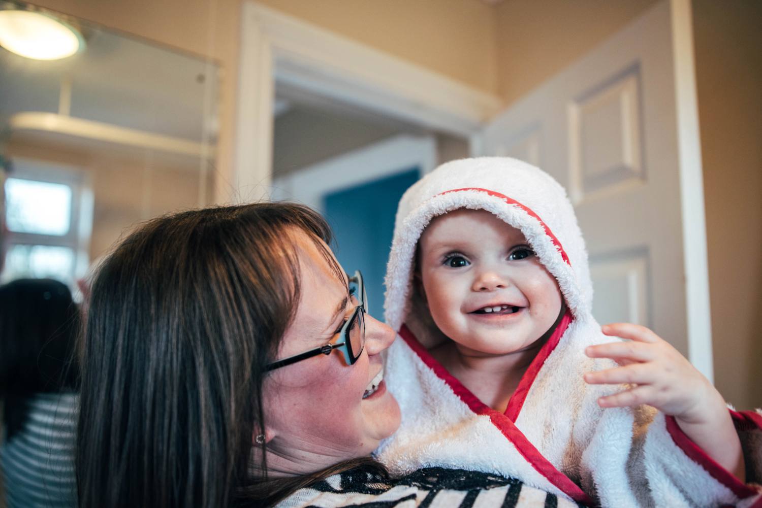 Baby girls 1st birthday at home lifestyle session. Essex UK Documentary Photographer.