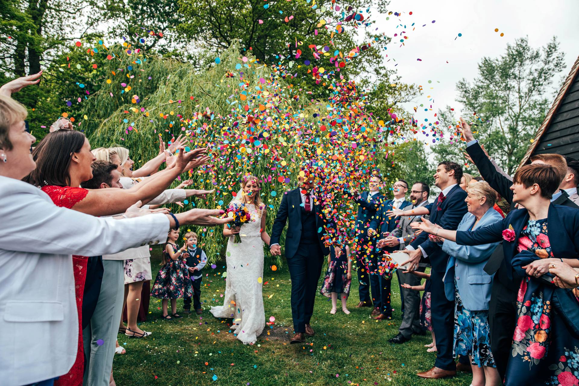 Colourful Rustic Spring Blake Hall Ongar Barn Wedding Essex UK Documentary Wedding Photographer 