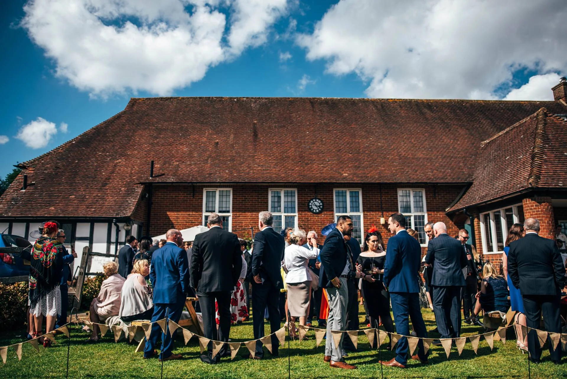 Stylish Elegant DIY Village Hall White and Green Wedding Bride wears Pronovias Three Flowers Photography Essex UK Documentary Wedding Photographer