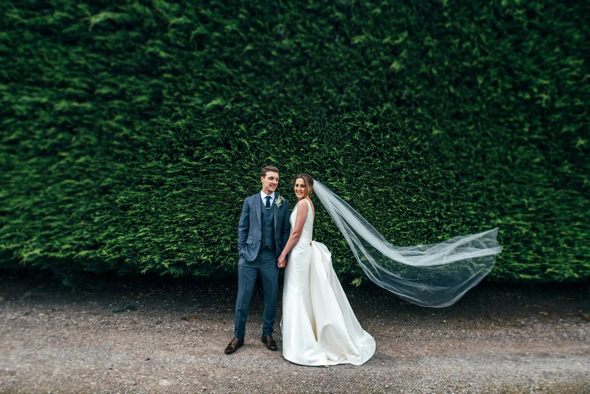 Stylish Elegant DIY Village Hall White and Green Wedding Bride wears Pronovias Three Flowers Photography Essex UK Documentary Wedding Photographer