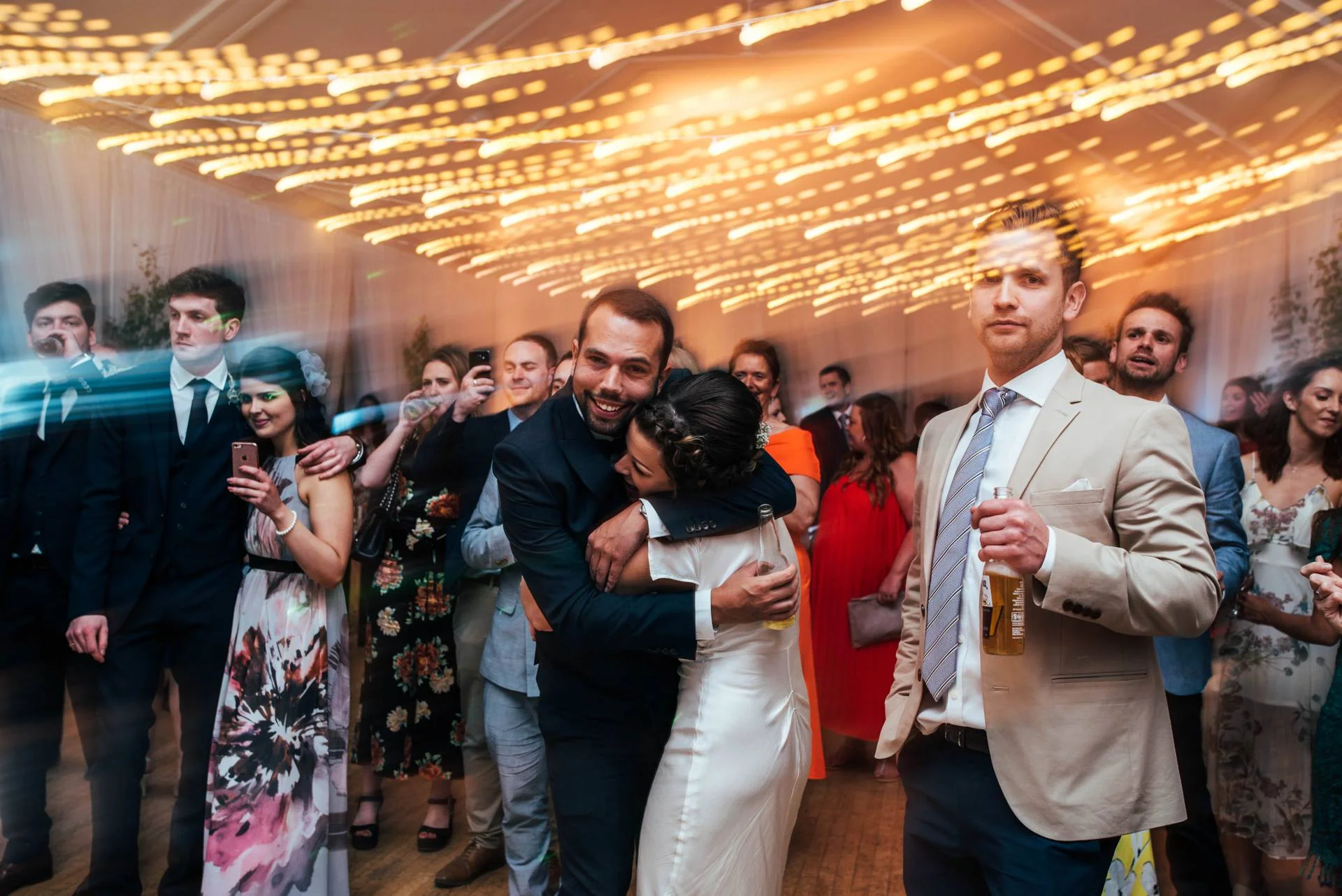 Stylish Elegant DIY Village Hall White and Green Wedding Bride wears Pronovias Three Flowers Photography Essex UK Documentary Wedding Photographer