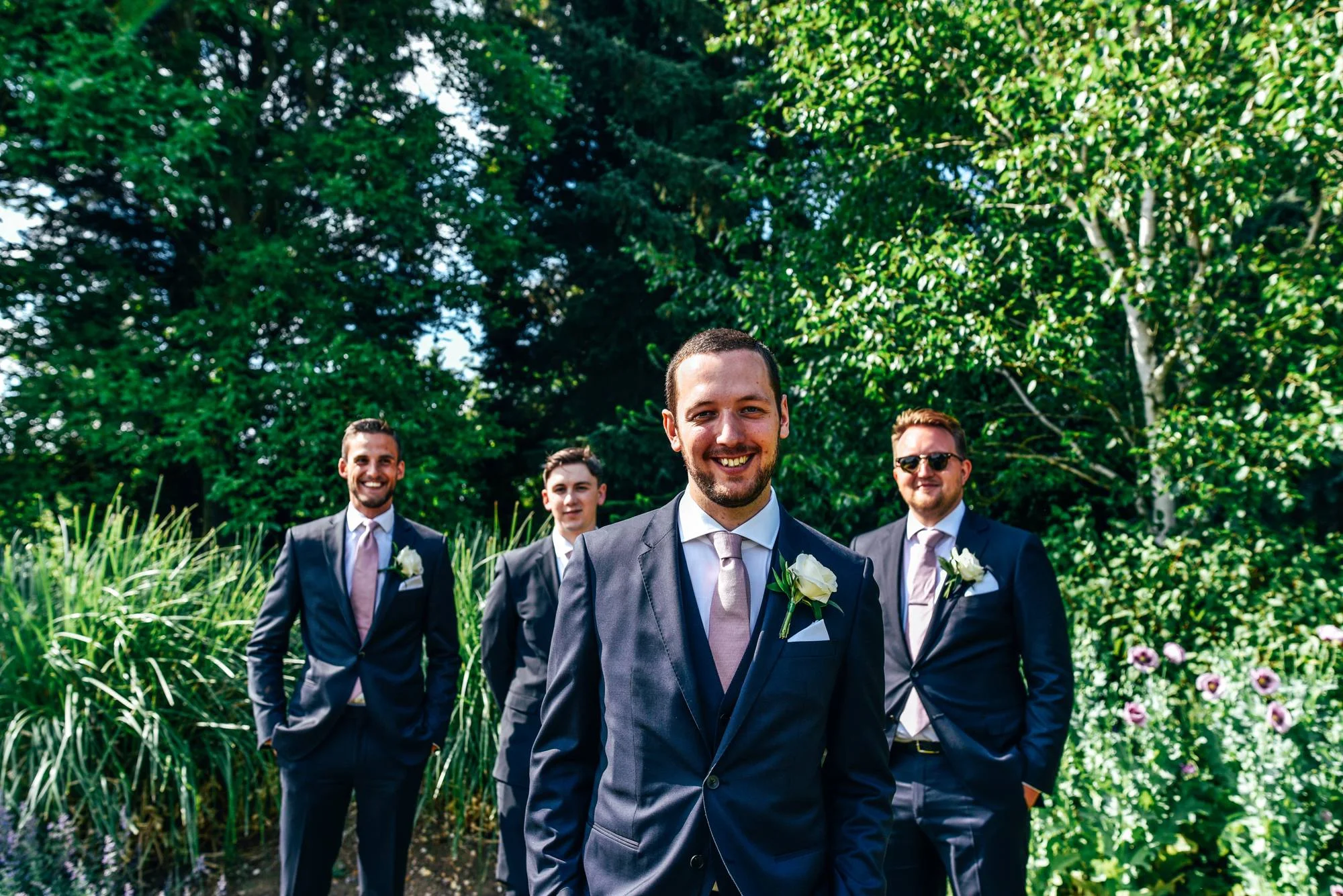 Elegant English Wedding Pink Flower Crowns Norwich Cathedral Kimberley Hall Bride wears Katrine Mogensen Essex UK Documentary Wedding Photographer
