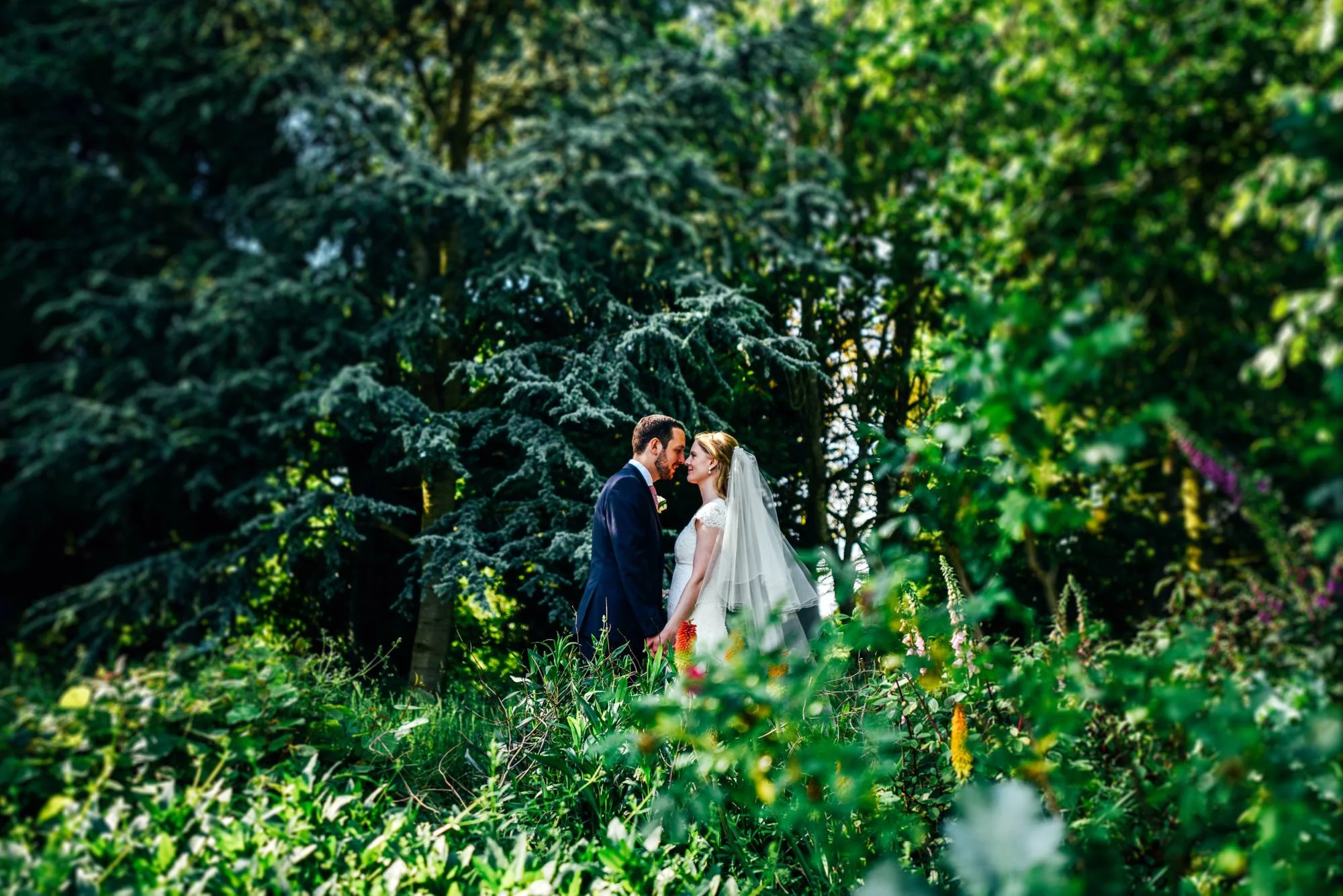 Elegant English Wedding Pink Flower Crowns Norwich Cathedral Kimberley Hall Bride wears Katrine Mogensen Essex UK Documentary Wedding Photographer