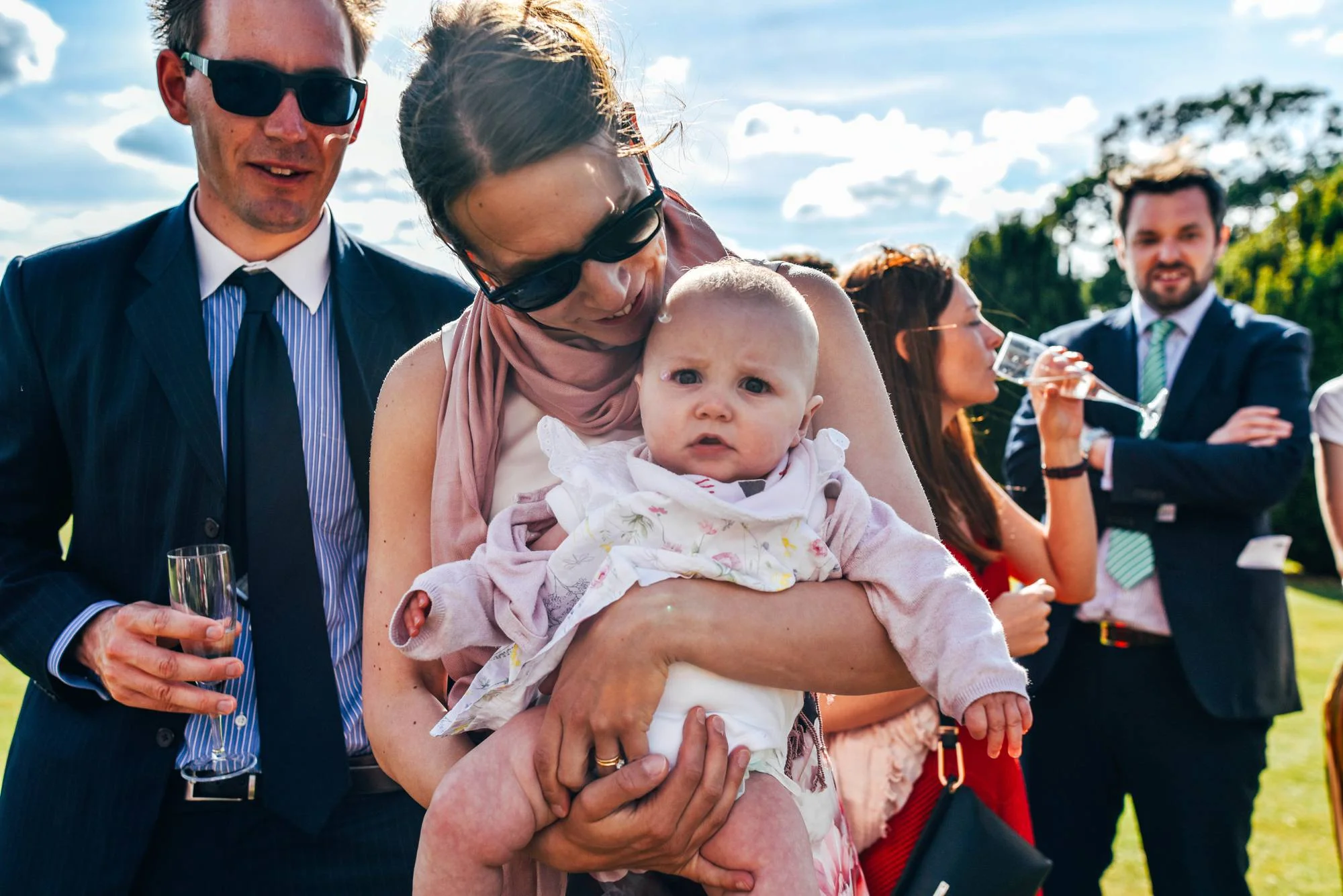 Elegant English Wedding Pink Flower Crowns Norwich Cathedral Kimberley Hall Bride wears Katrine Mogensen Essex UK Documentary Wedding Photographer