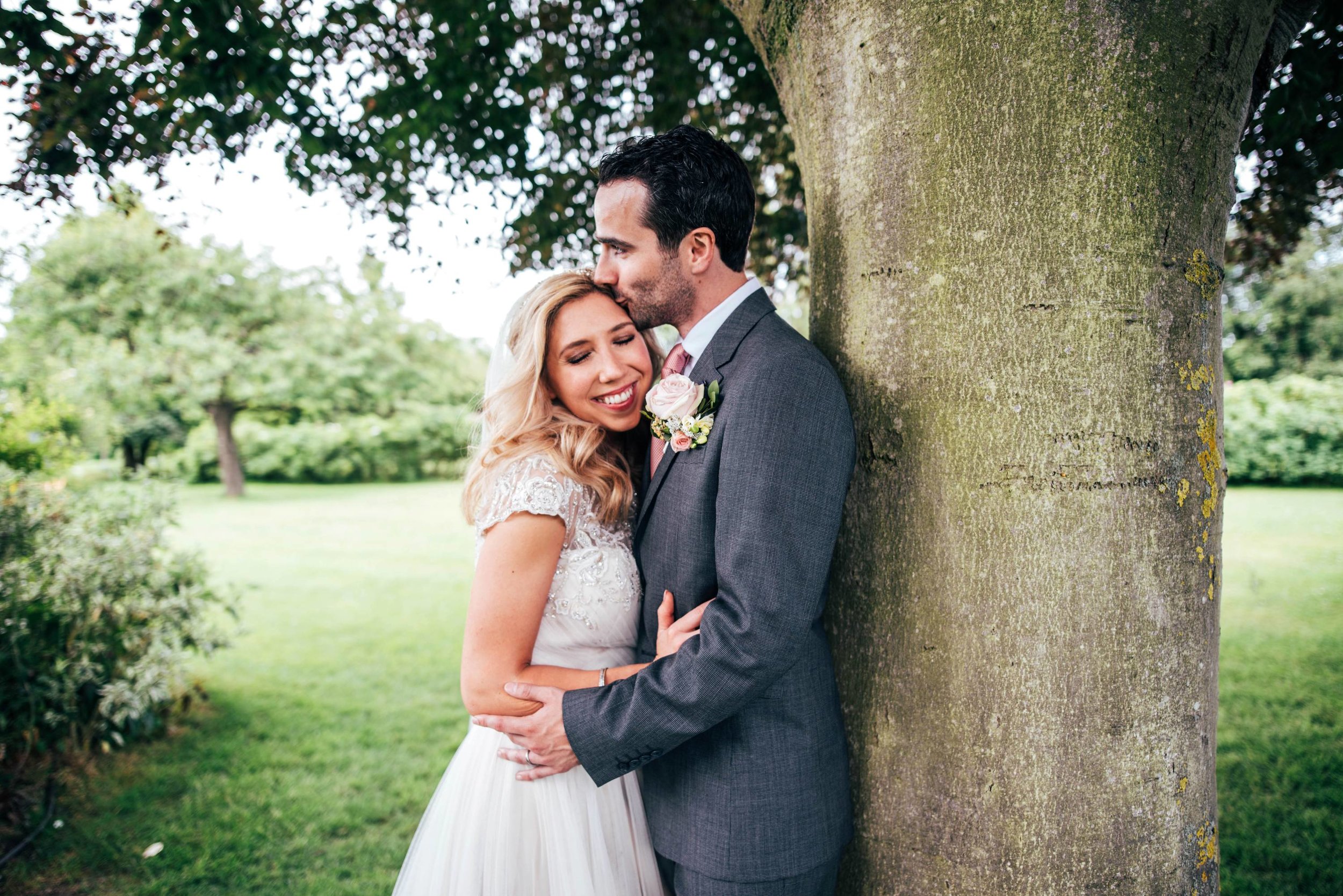 Boho Chic Fennes Essex Wedding Blush with hints of Copper Bride wears Lillian West Essex Documentary Wedding Photographer