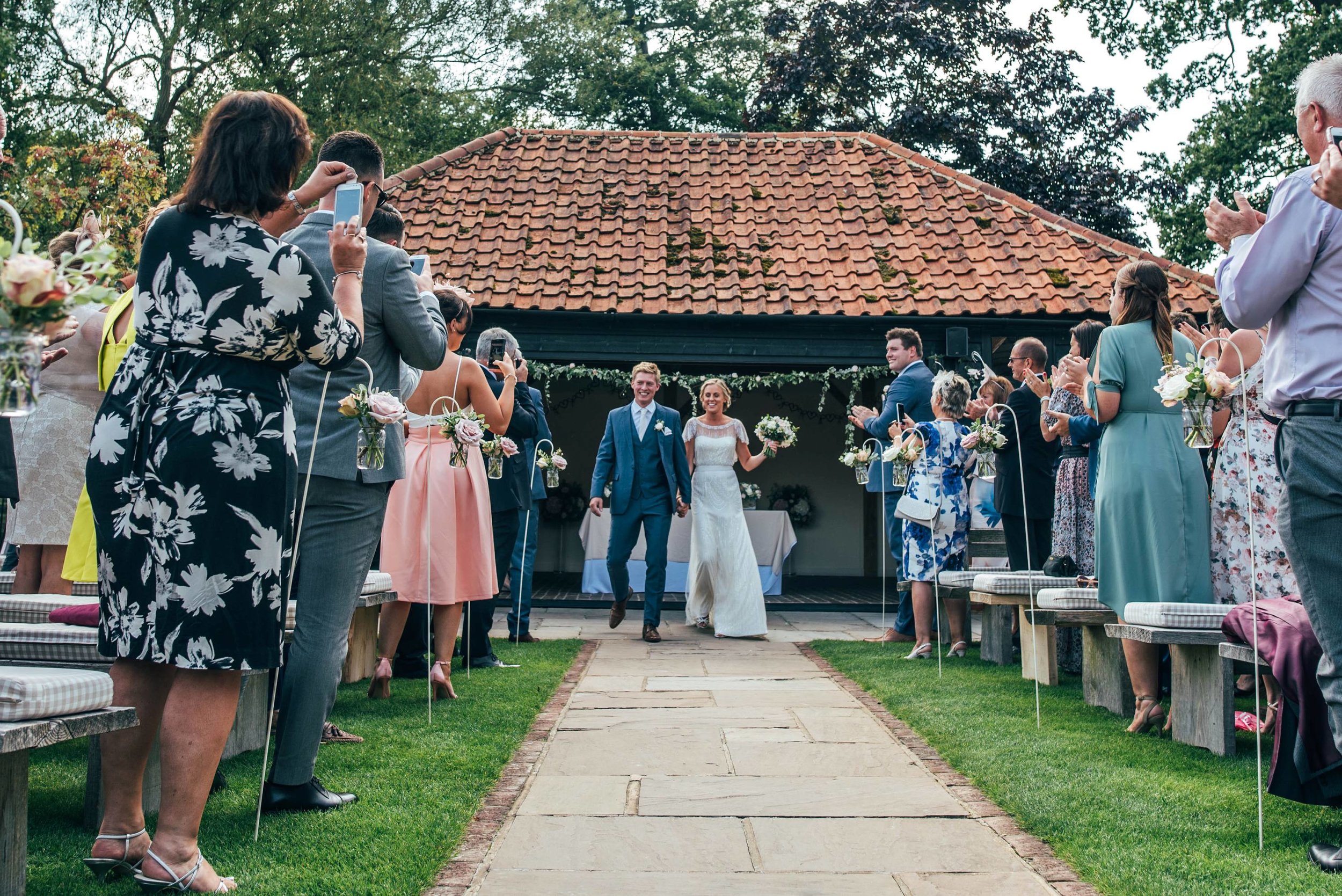 Blush pink rustic barn wedding with touch of elegance, Bride wears Jenny Packham Essex UK Documentary Wedding Photographer
