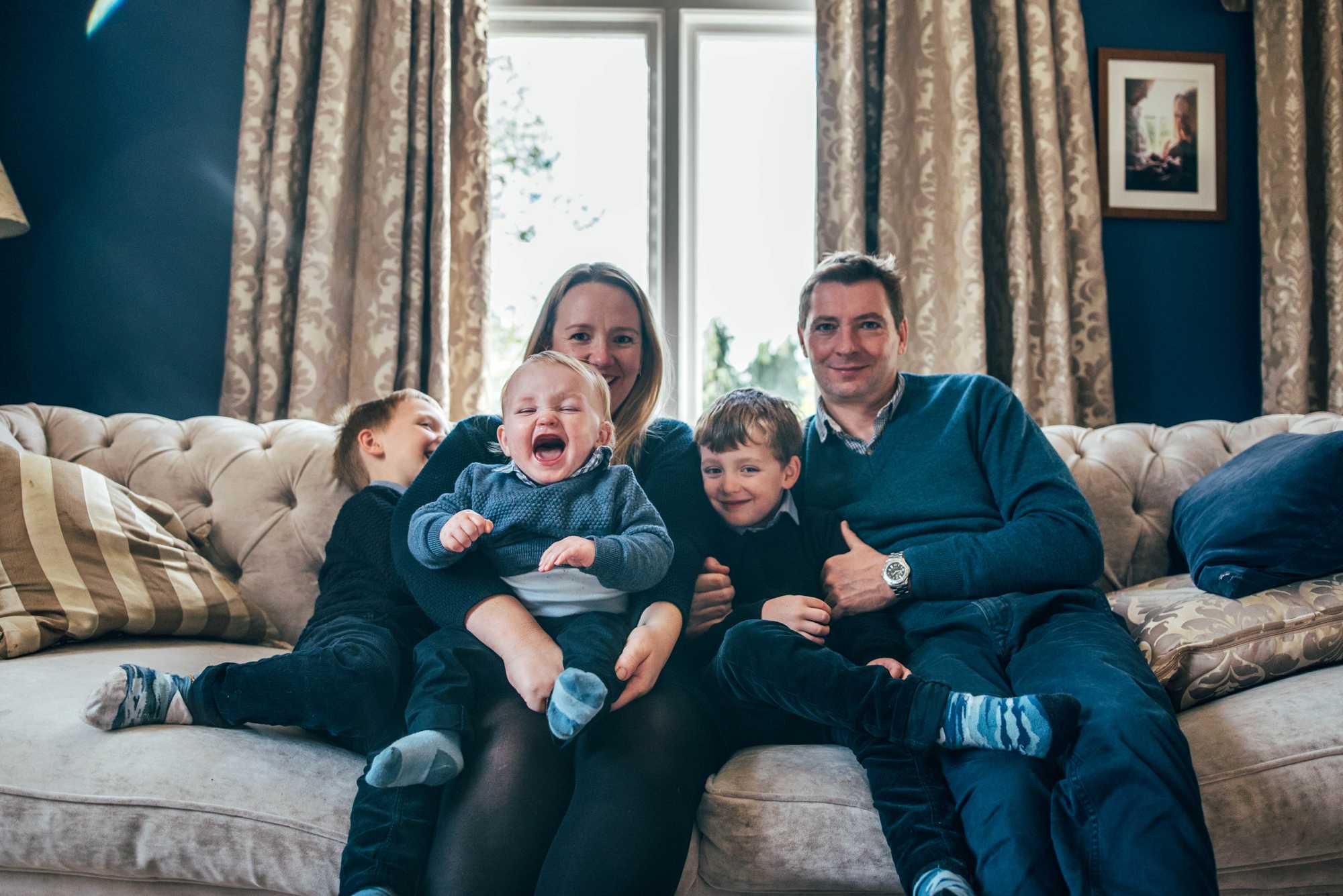 Essex Documentary Photographer Family Portraits at Home Relaxed shoot