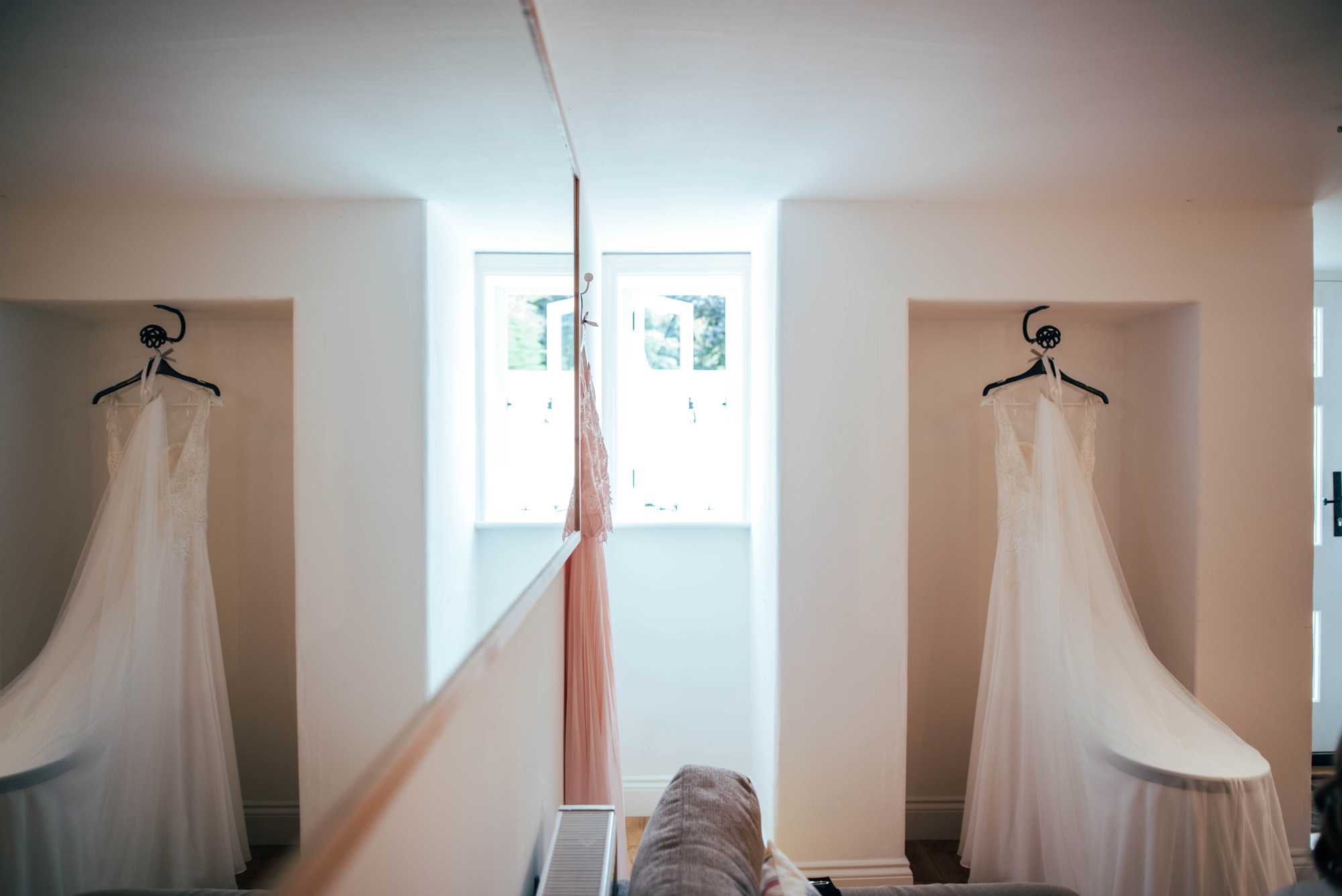 Rustic Barn Wedding with Contemporary twist at Blake Hall. Bride wears Pronovias. Essex Documentary Wedding Photographer.