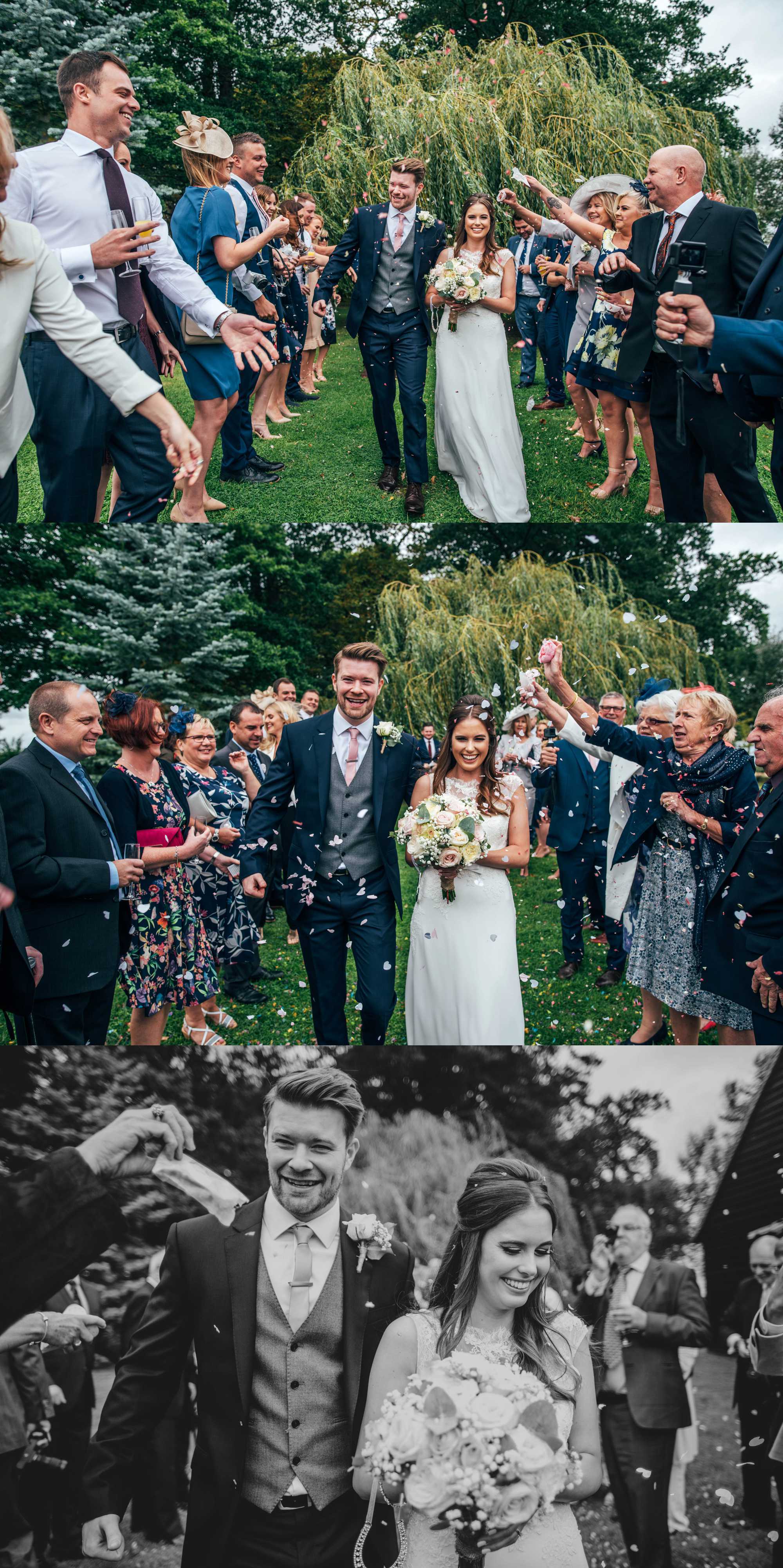 Rustic Barn Wedding with Contemporary twist at Blake Hall. Bride wears Pronovias. Essex Documentary Wedding Photographer.