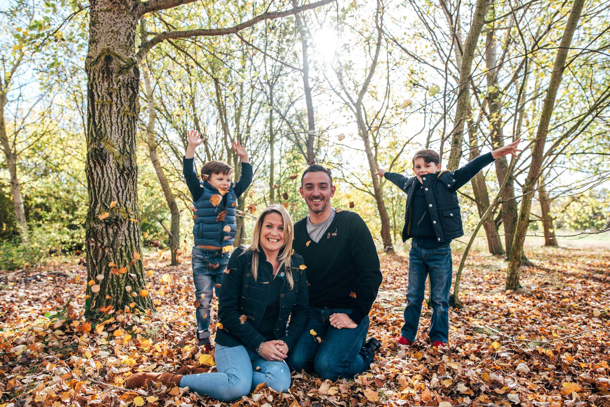 Autumn Family Lifestyle Portraits Essex Documentary Wedding Photographer