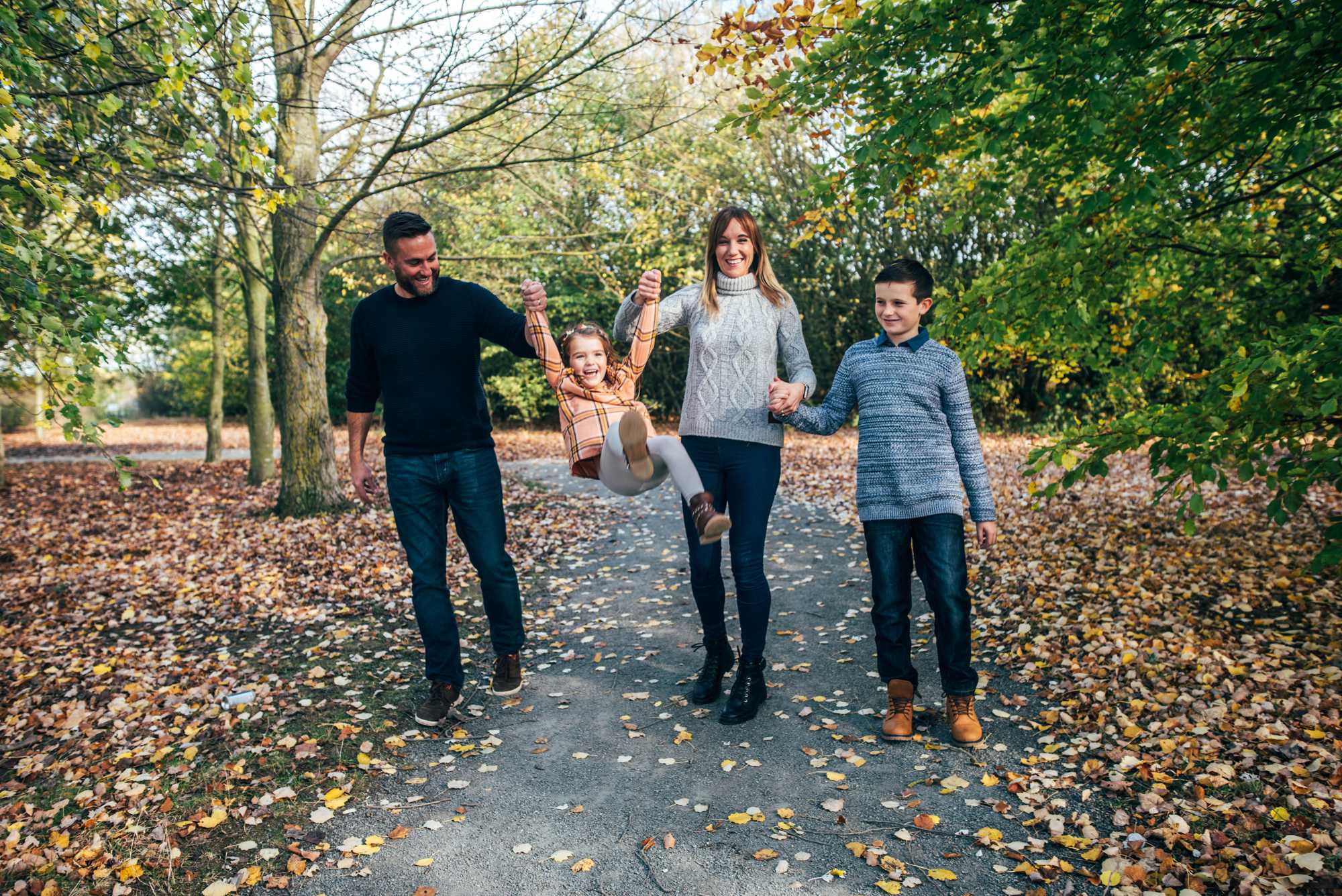 Autumn Family Lifestyle Portraits Essex Documentary Wedding Photographer