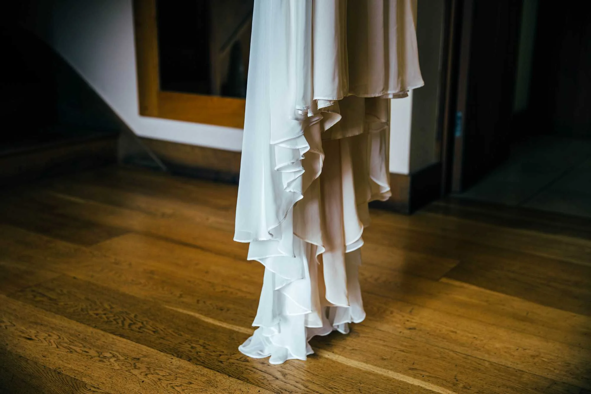 Modern Rustic, Romantic Autumn Wedding at Gaynes Park, Essex. Bride wears Maggie Sottero. Essex Documentary Wedding Photographer.