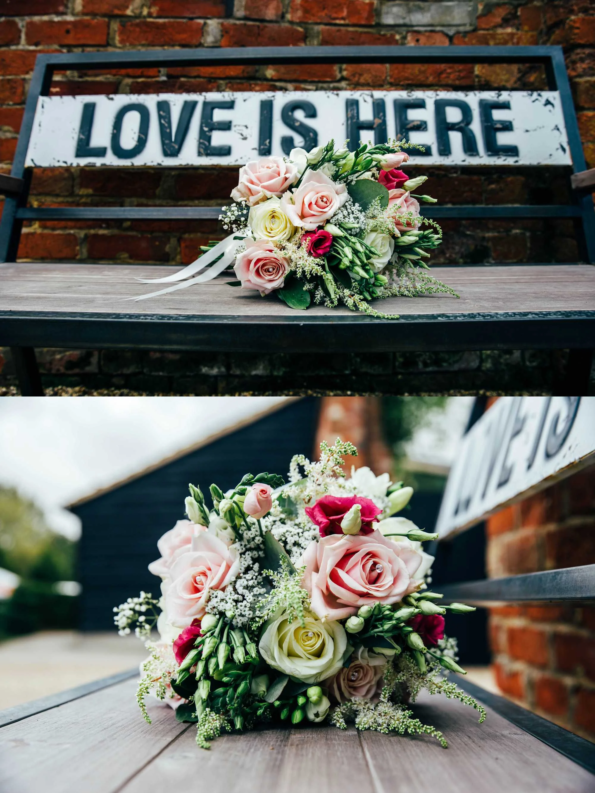 Modern Rustic, Romantic Autumn Wedding at Gaynes Park, Essex. Bride wears Maggie Sottero. Essex Documentary Wedding Photographer.