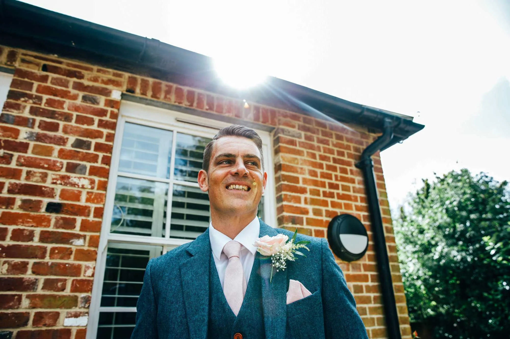 Modern Rustic, Romantic Autumn Wedding at Gaynes Park, Essex. Bride wears Maggie Sottero. Essex Documentary Wedding Photographer.