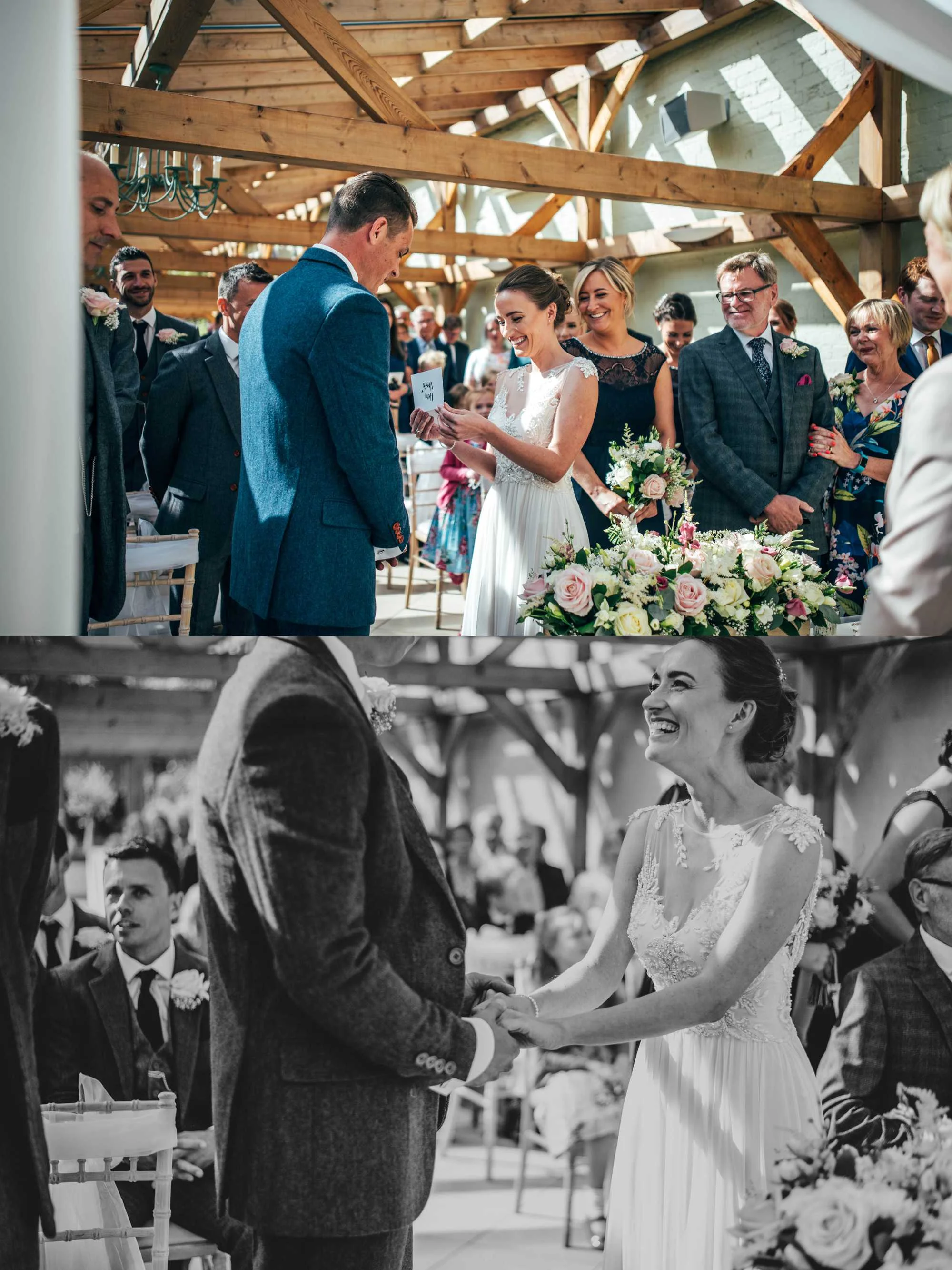 Modern Rustic, Romantic Autumn Wedding at Gaynes Park, Essex. Bride wears Maggie Sottero. Essex Documentary Wedding Photographer.