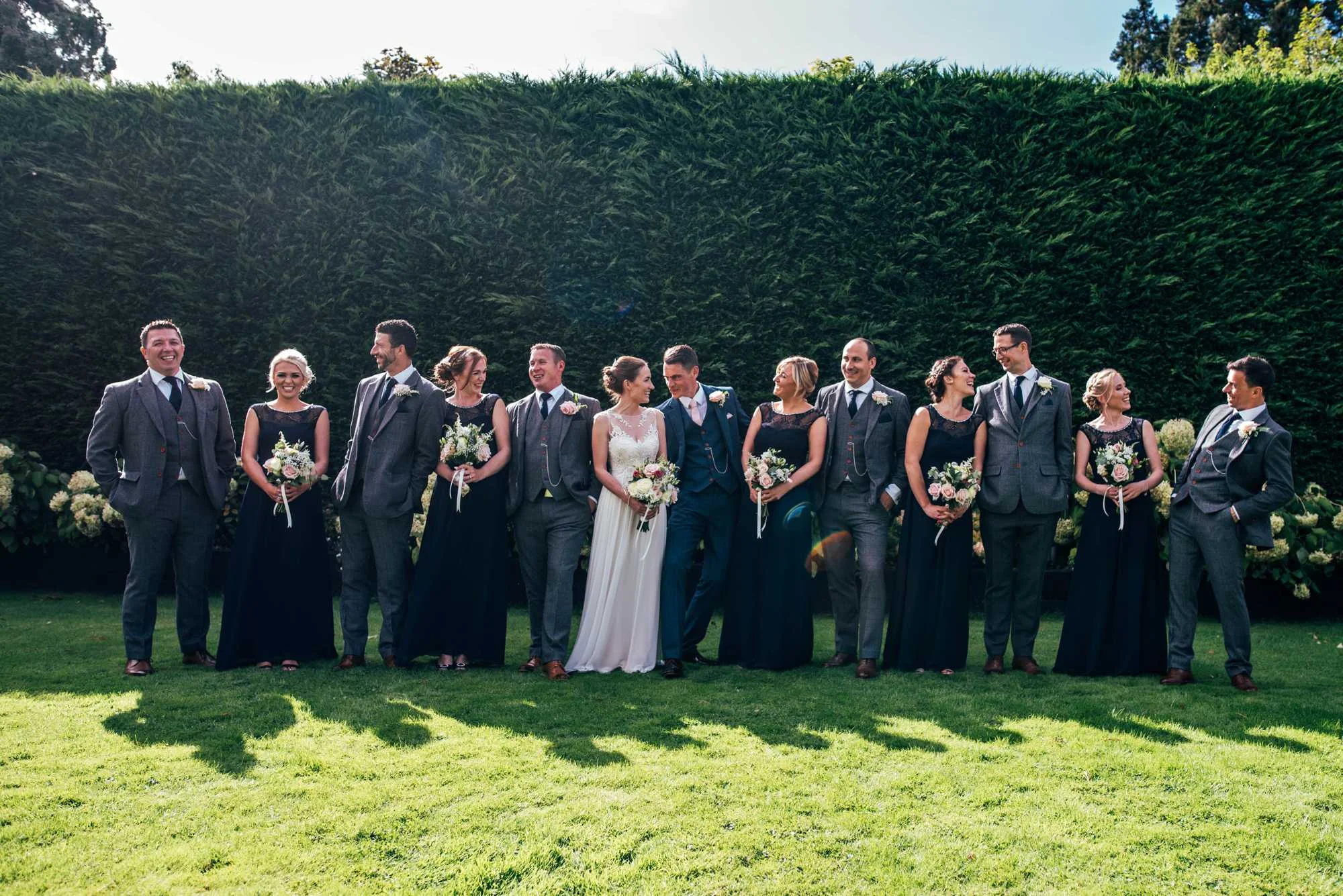 Modern Rustic, Romantic Autumn Wedding at Gaynes Park, Essex. Bride wears Maggie Sottero. Essex Documentary Wedding Photographer.