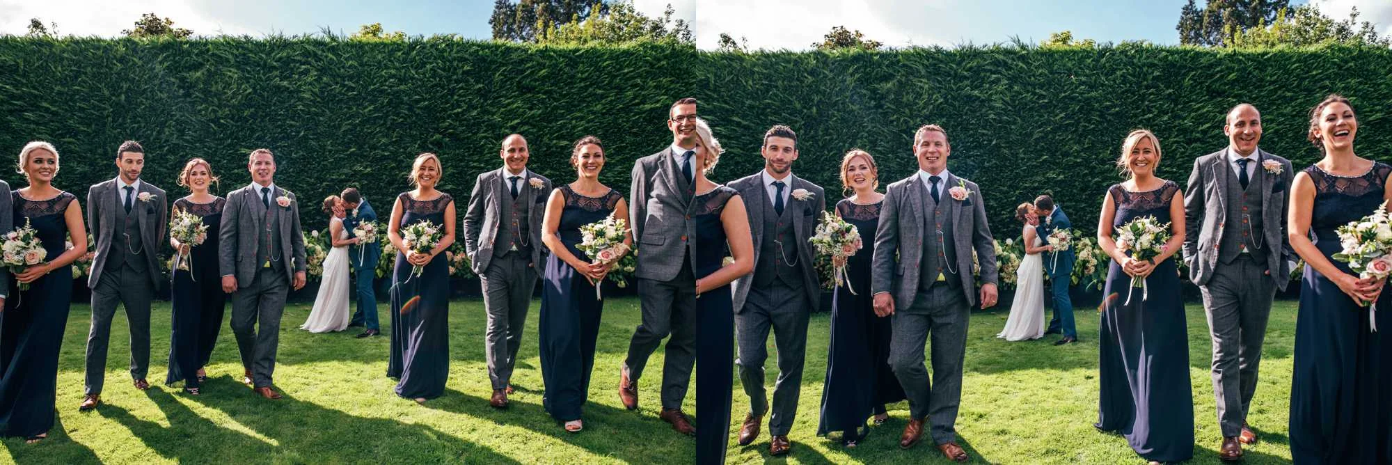 Modern Rustic, Romantic Autumn Wedding at Gaynes Park, Essex. Bride wears Maggie Sottero. Essex Documentary Wedding Photographer.