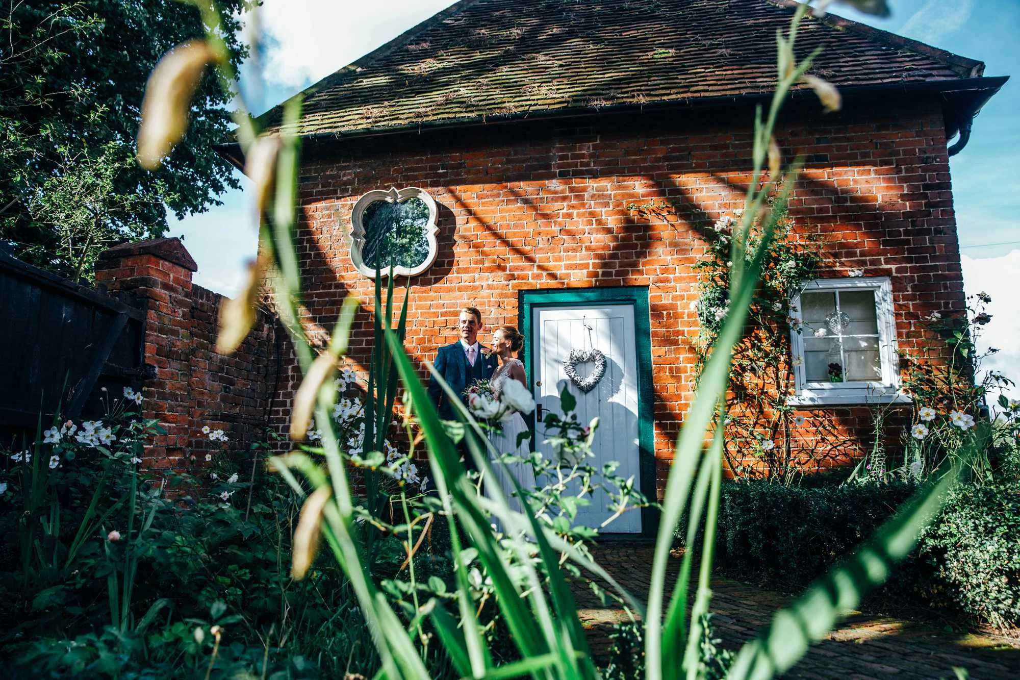 Modern Rustic, Romantic Autumn Wedding at Gaynes Park, Essex. Bride wears Maggie Sottero. Essex Documentary Wedding Photographer.
